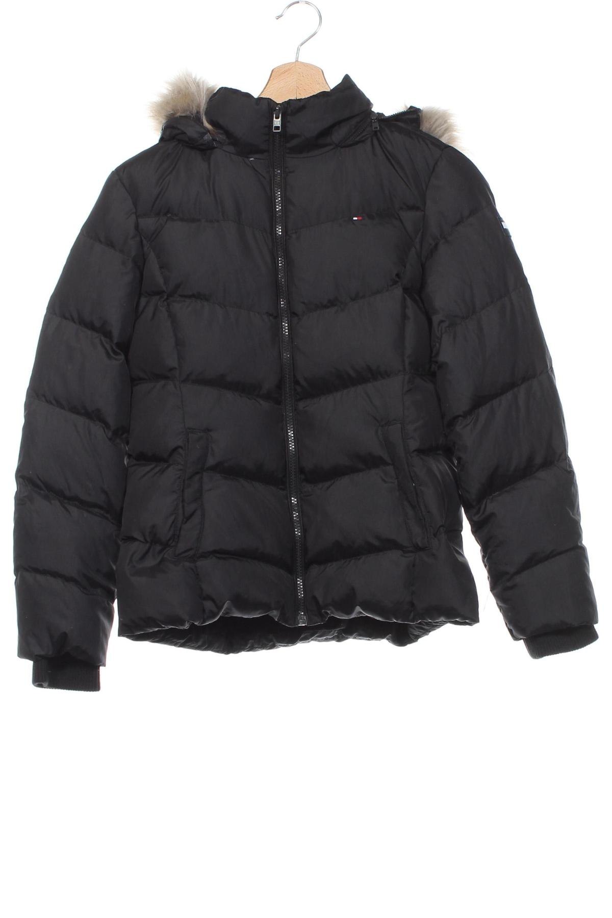 Kinderjacke Tommy Hilfiger, Größe 12-13y/ 158-164 cm, Farbe Schwarz, Preis 95,99 €