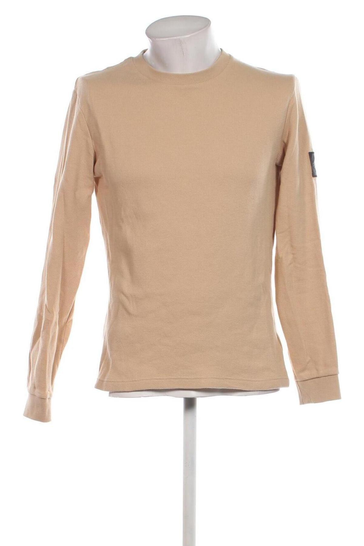 Herren Shirt Calvin Klein Jeans, Größe L, Farbe Beige, Preis 57,29 €