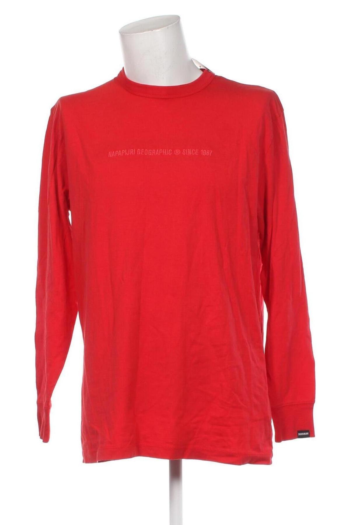 Herren Shirt Napapijri, Größe M, Farbe Rot, Preis € 56,99