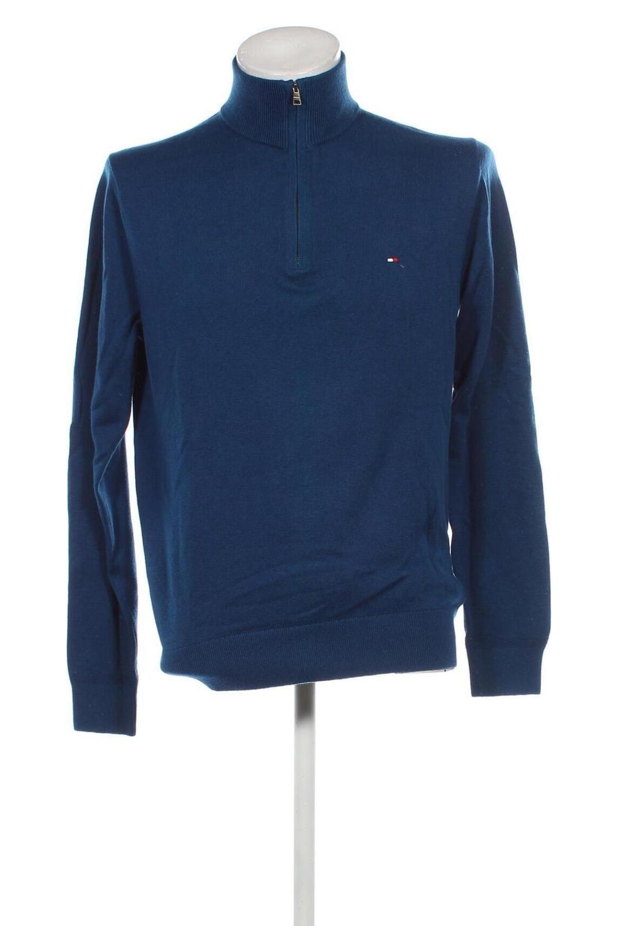 Pánske tričko  Tommy Hilfiger, Veľkosť L, Farba Modrá, Cena  61,95 €