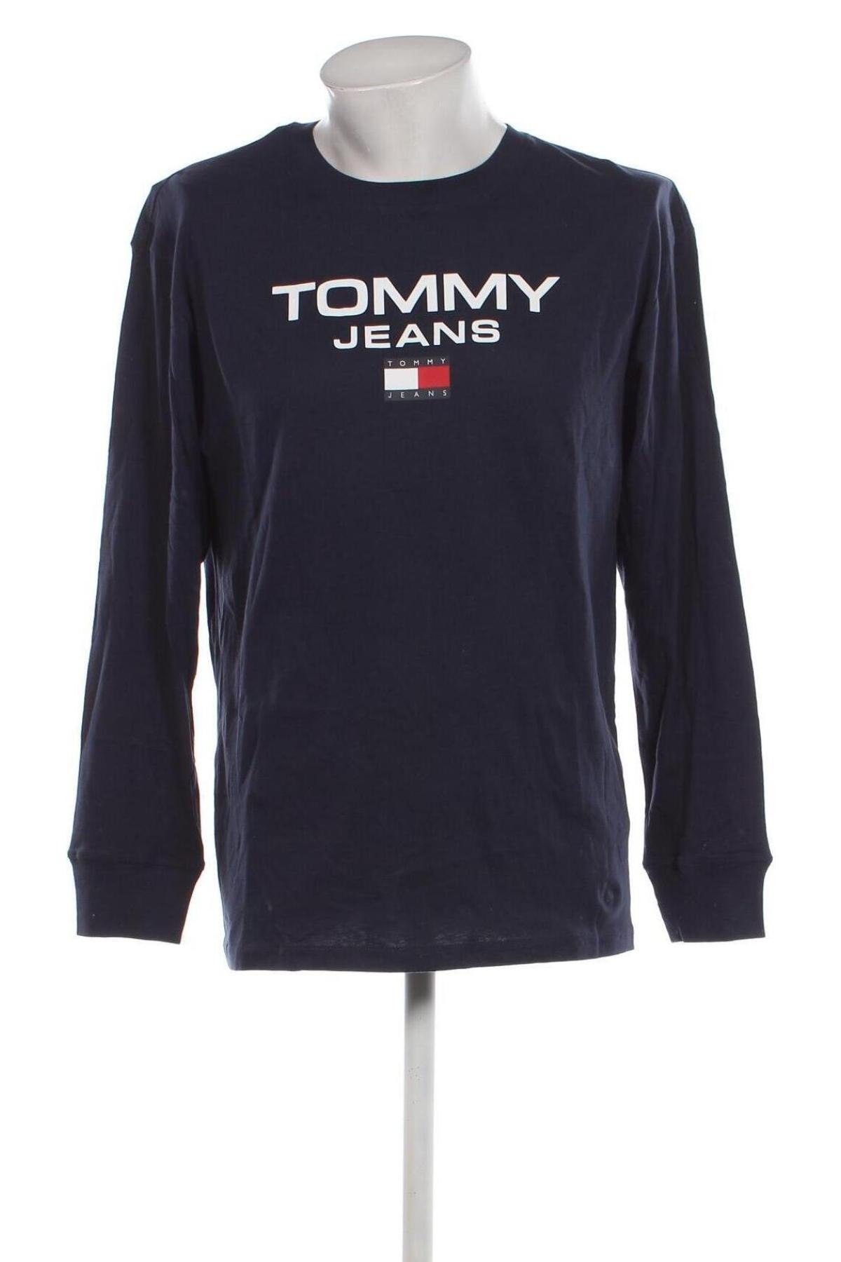 Herren Shirt Tommy Jeans, Größe L, Farbe Blau, Preis 50,79 €