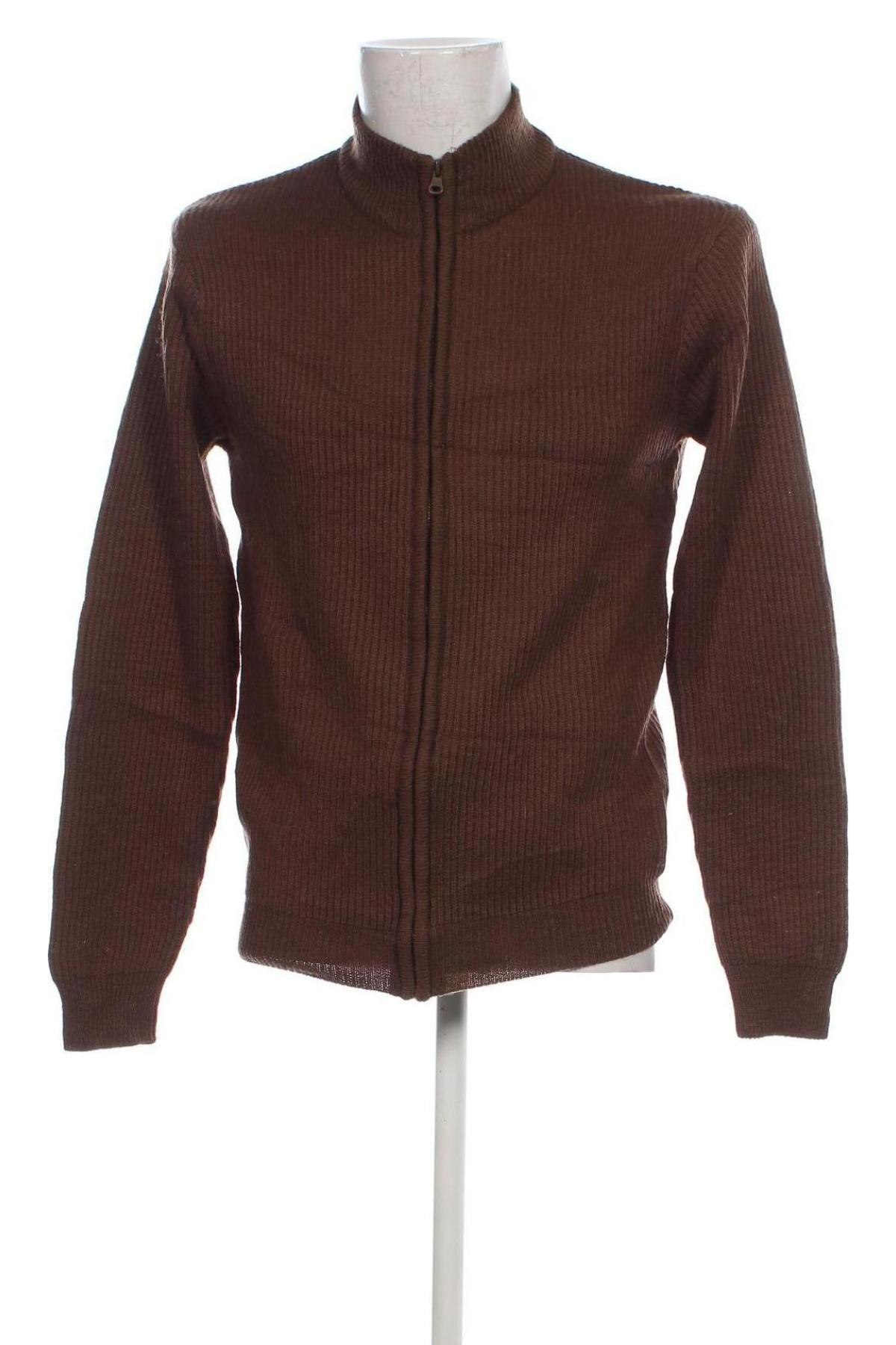 Herren Strickjacke, Größe L, Farbe Braun, Preis € 7,49