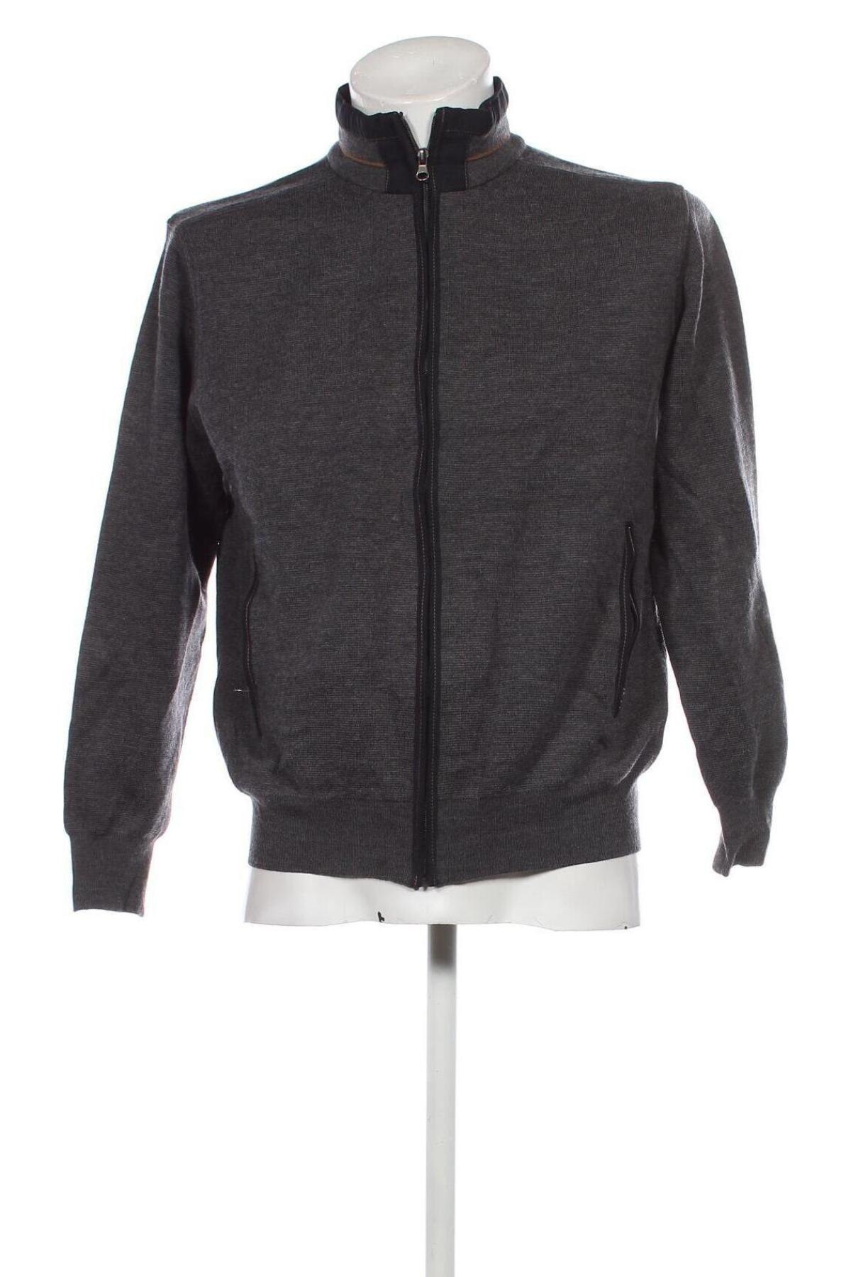 Herren Strickjacke Baileys, Größe M, Farbe Grau, Preis 8,49 €