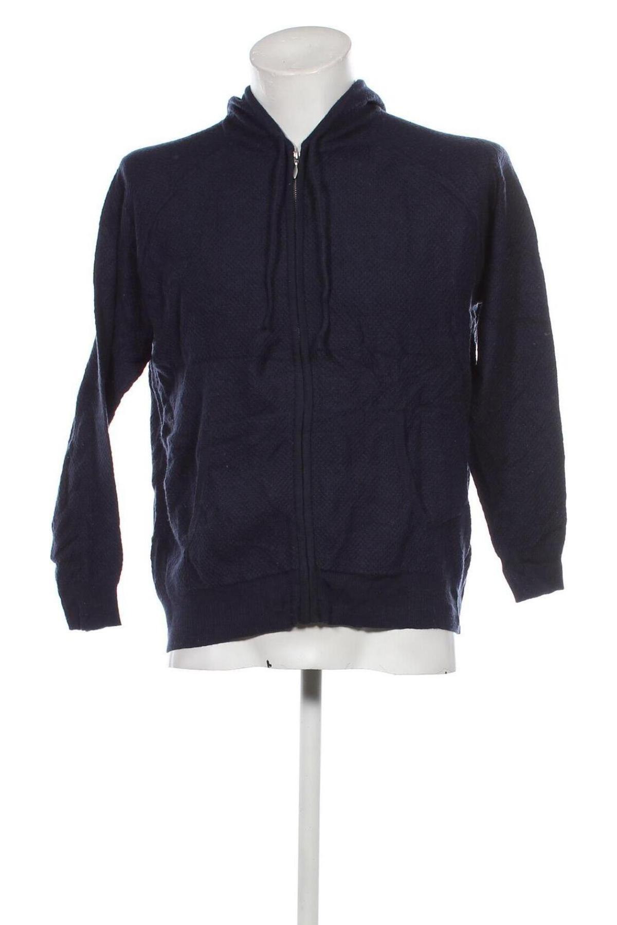 Herren Strickjacke Marks & Spencer, Größe L, Farbe Blau, Preis € 6,99