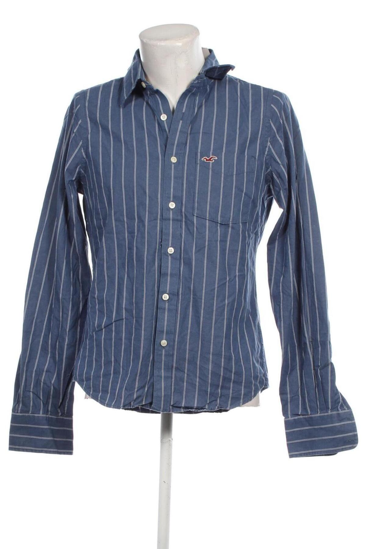 Herrenhemd Hollister, Größe L, Farbe Blau, Preis € 23,66