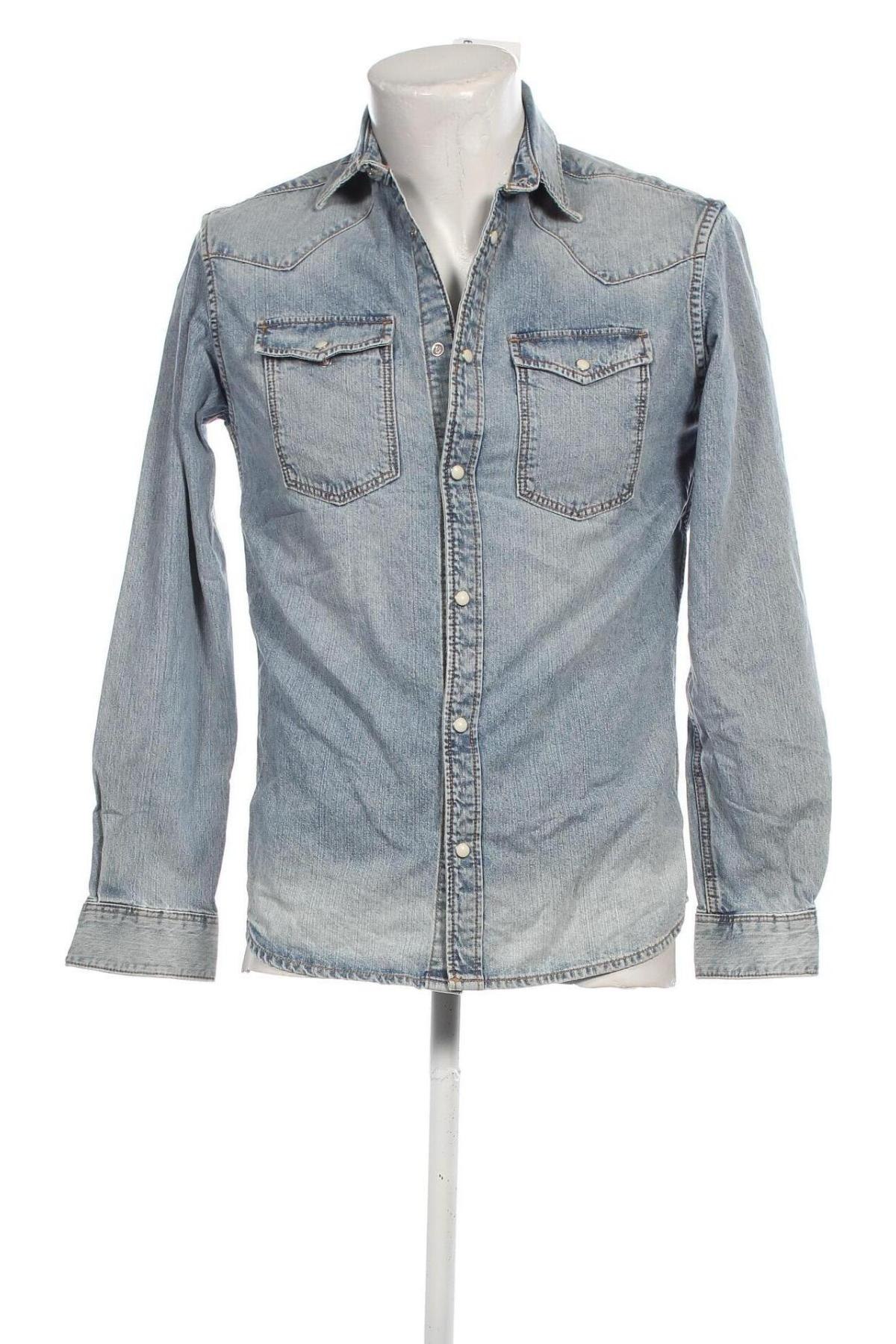 Herrenhemd Jack & Jones, Größe S, Farbe Blau, Preis 23,66 €