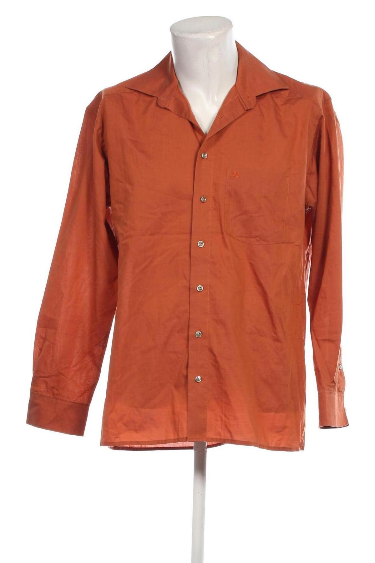 Мъжка риза Olymp, Размер L, Цвят Оранжев, Цена 15,79 лв.
