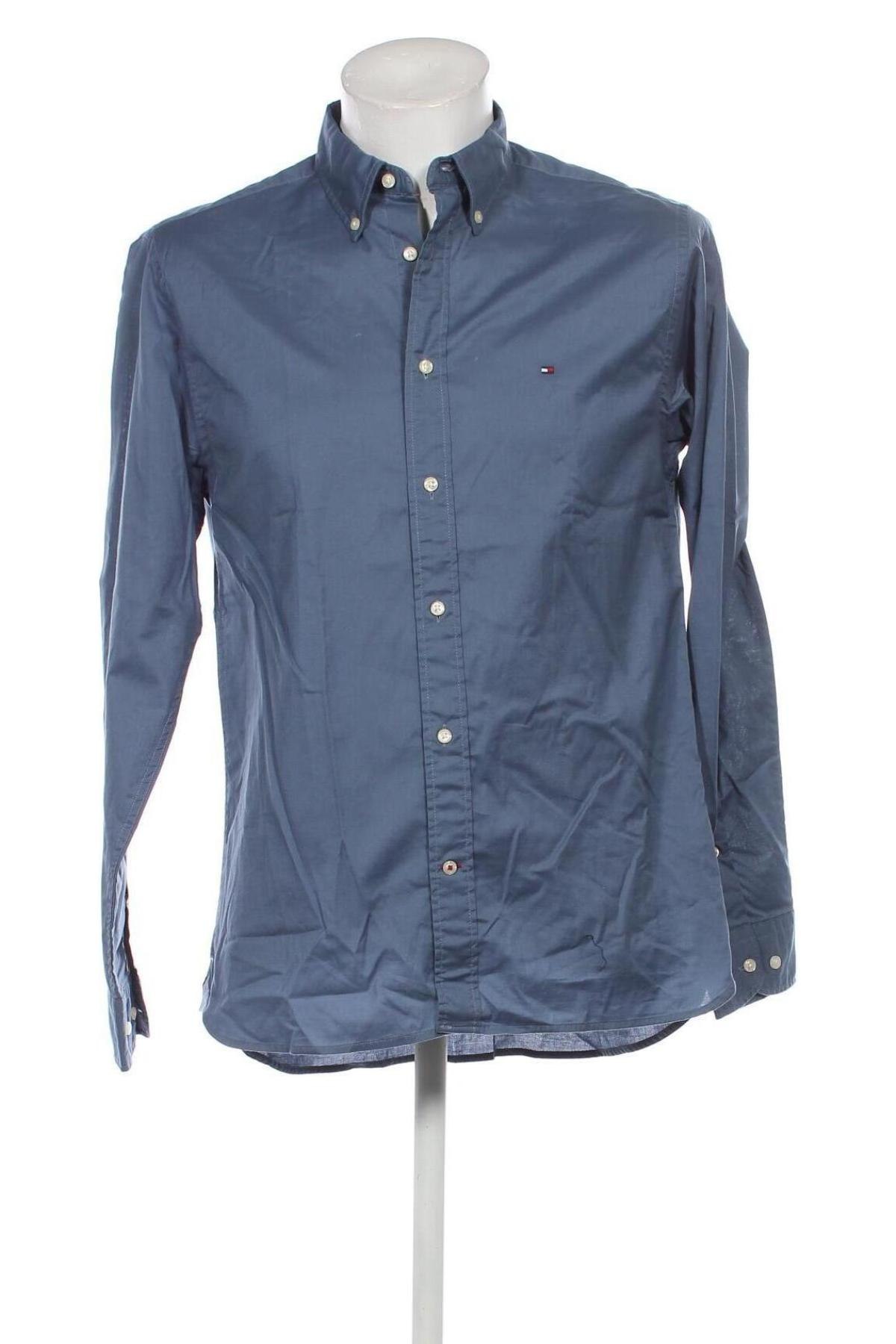 Herrenhemd Tommy Hilfiger, Größe M, Farbe Blau, Preis € 104,38