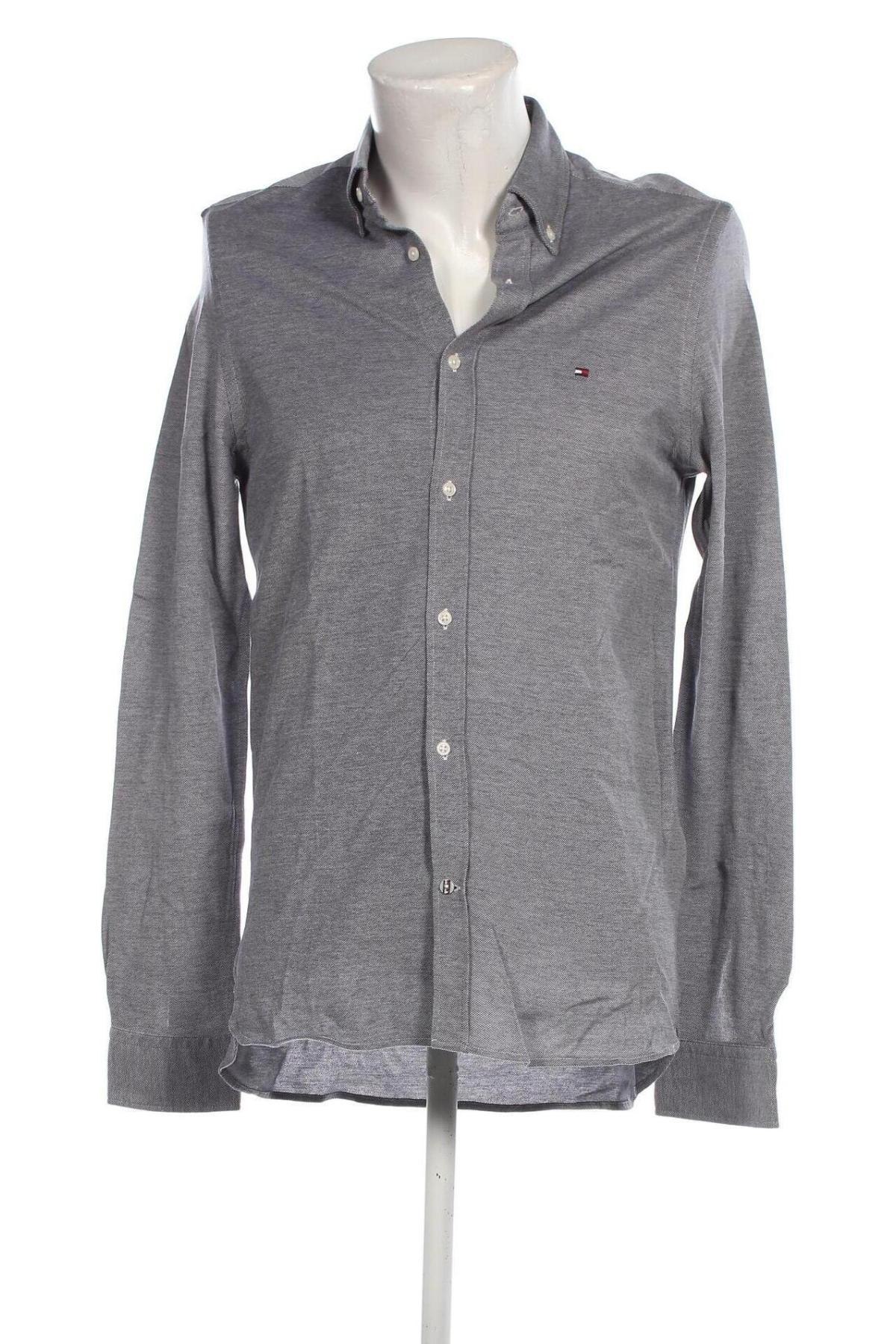 Herrenhemd Tommy Hilfiger, Größe M, Farbe Grau, Preis € 61,99