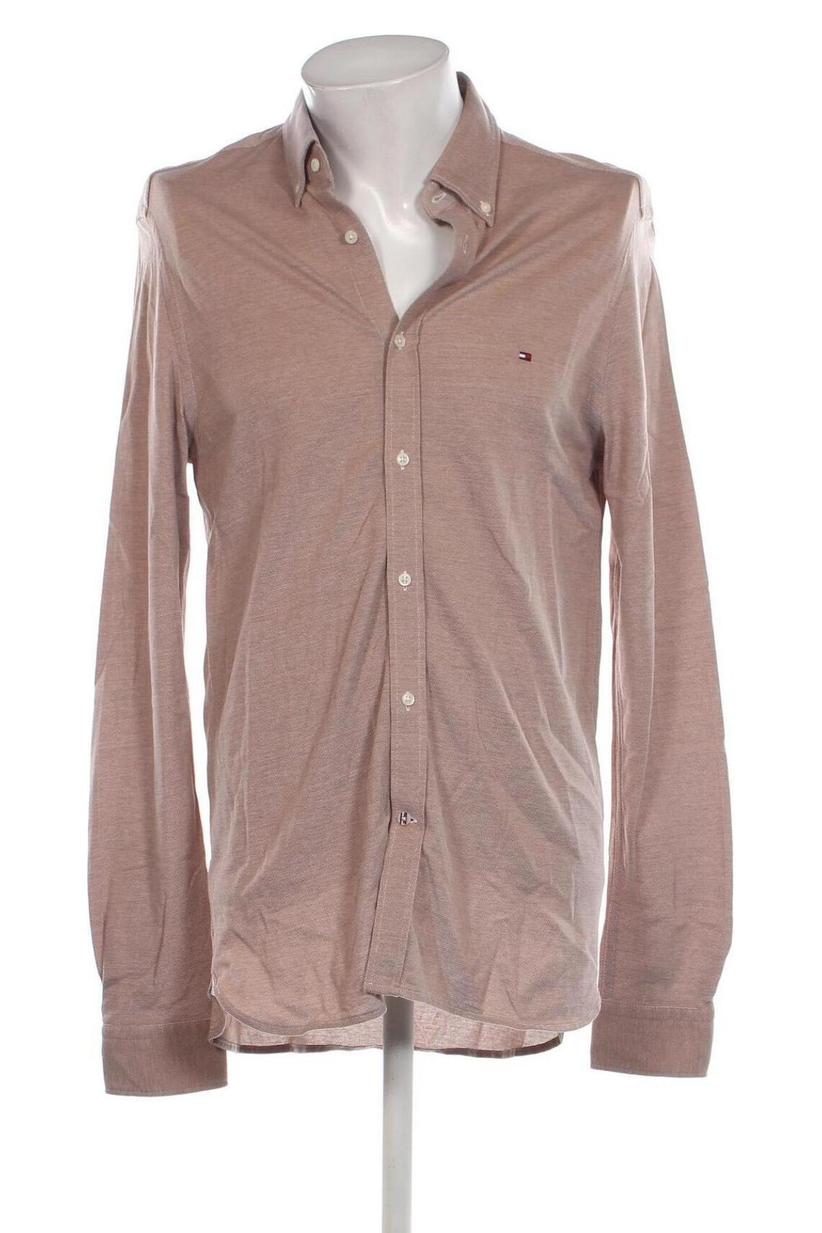 Herrenhemd Tommy Hilfiger, Größe L, Farbe Beige, Preis € 59,99