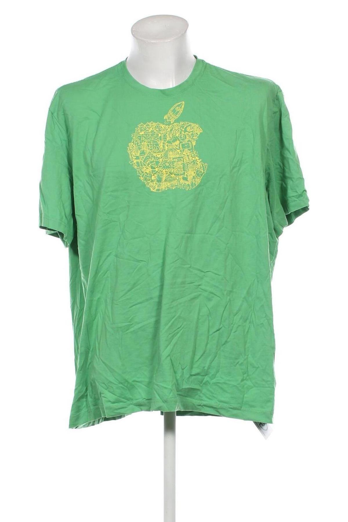 Męski T-shirt, Rozmiar 3XL, Kolor Zielony, Cena 41,58 zł