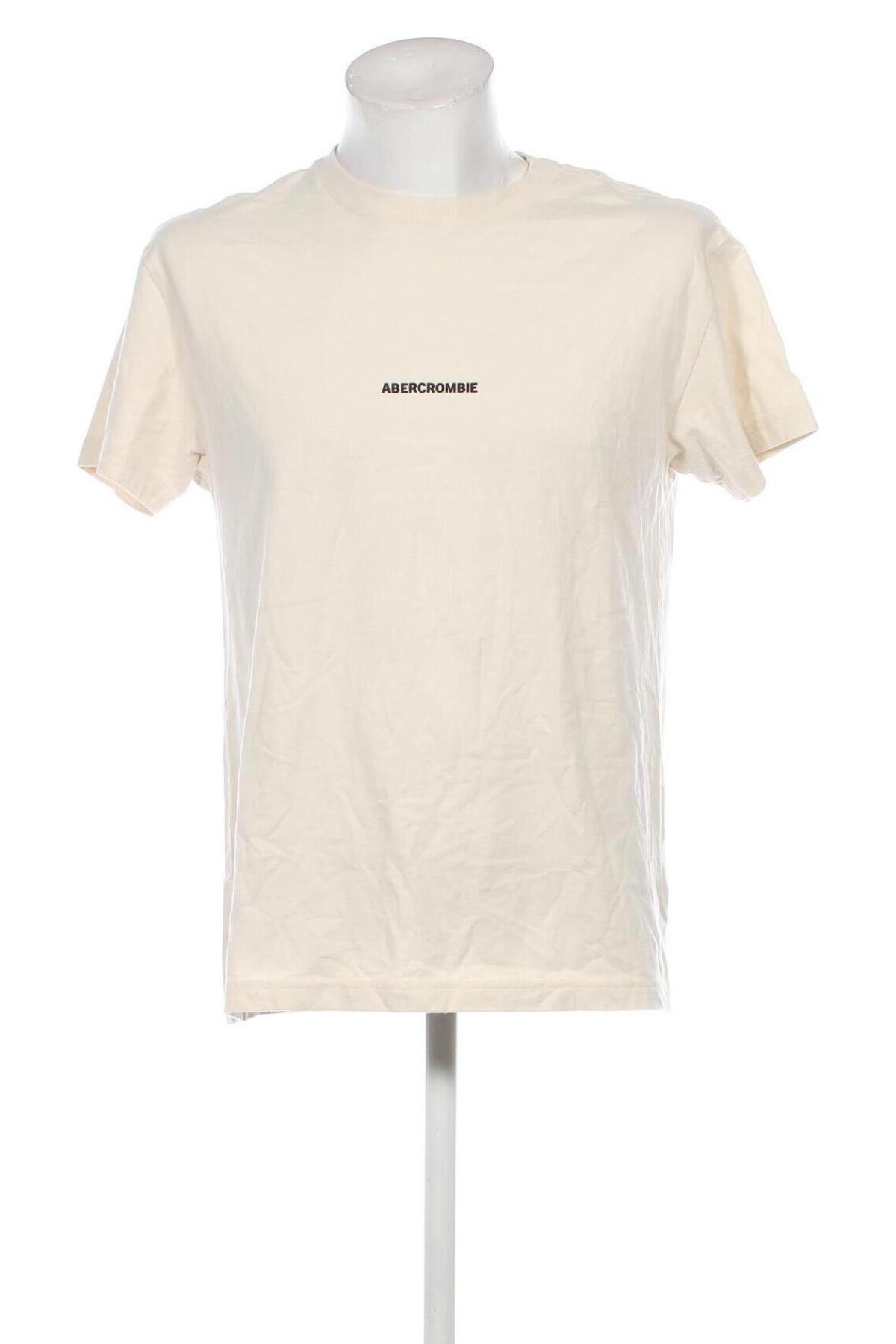 Ανδρικό t-shirt Abercrombie & Fitch, Μέγεθος M, Χρώμα Εκρού, Τιμή 28,87 €