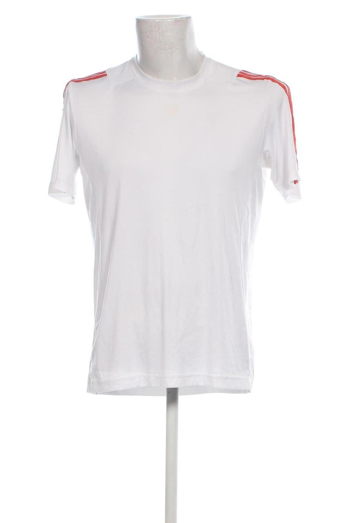 Herren T-Shirt Adidas, Größe M, Farbe Weiß, Preis 12,49 €