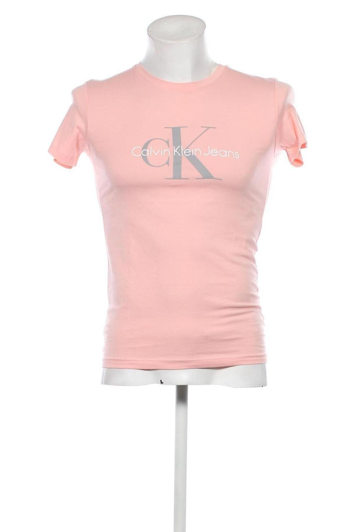 Herren T-Shirt Calvin Klein Jeans, Größe S, Farbe Rosa, Preis € 39,69