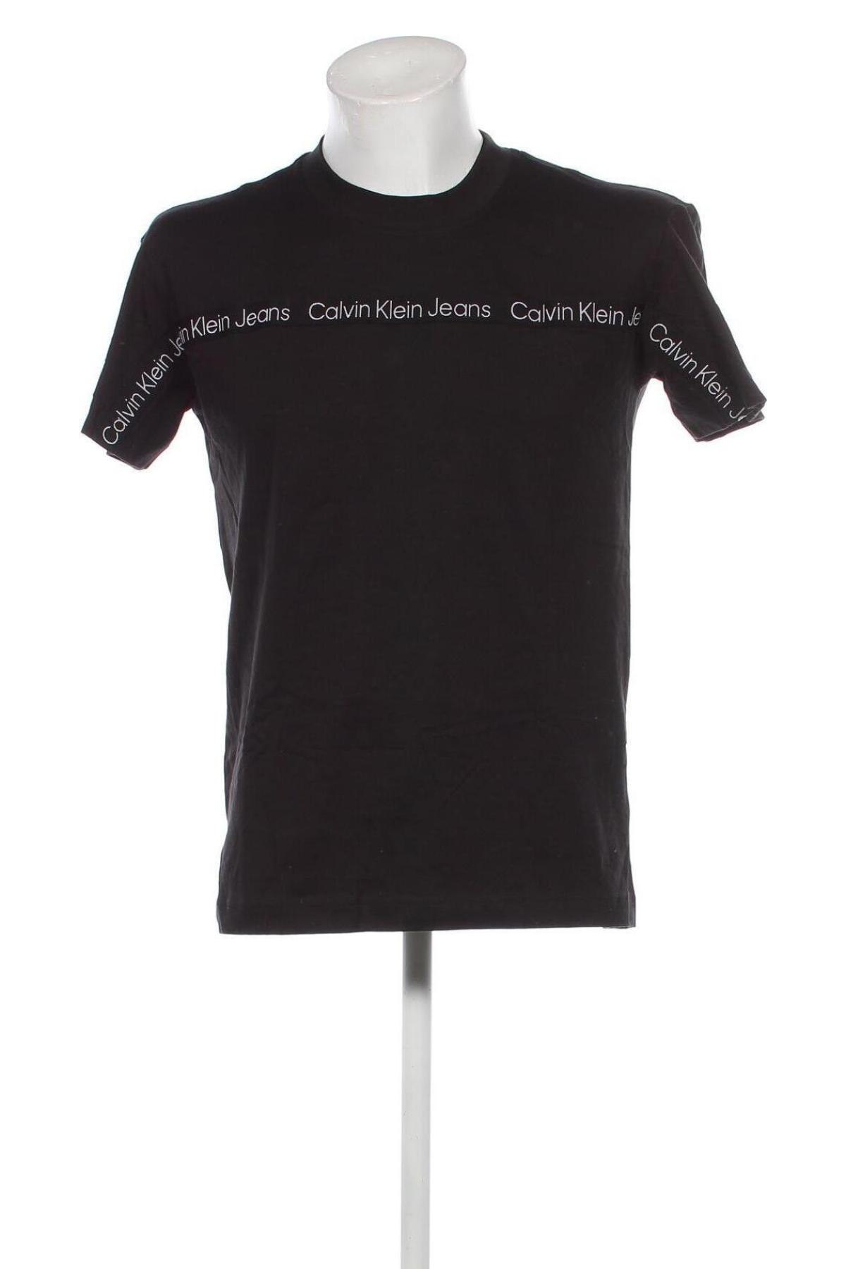 Męski T-shirt Calvin Klein Jeans, Rozmiar M, Kolor Czarny, Cena 217,99 zł