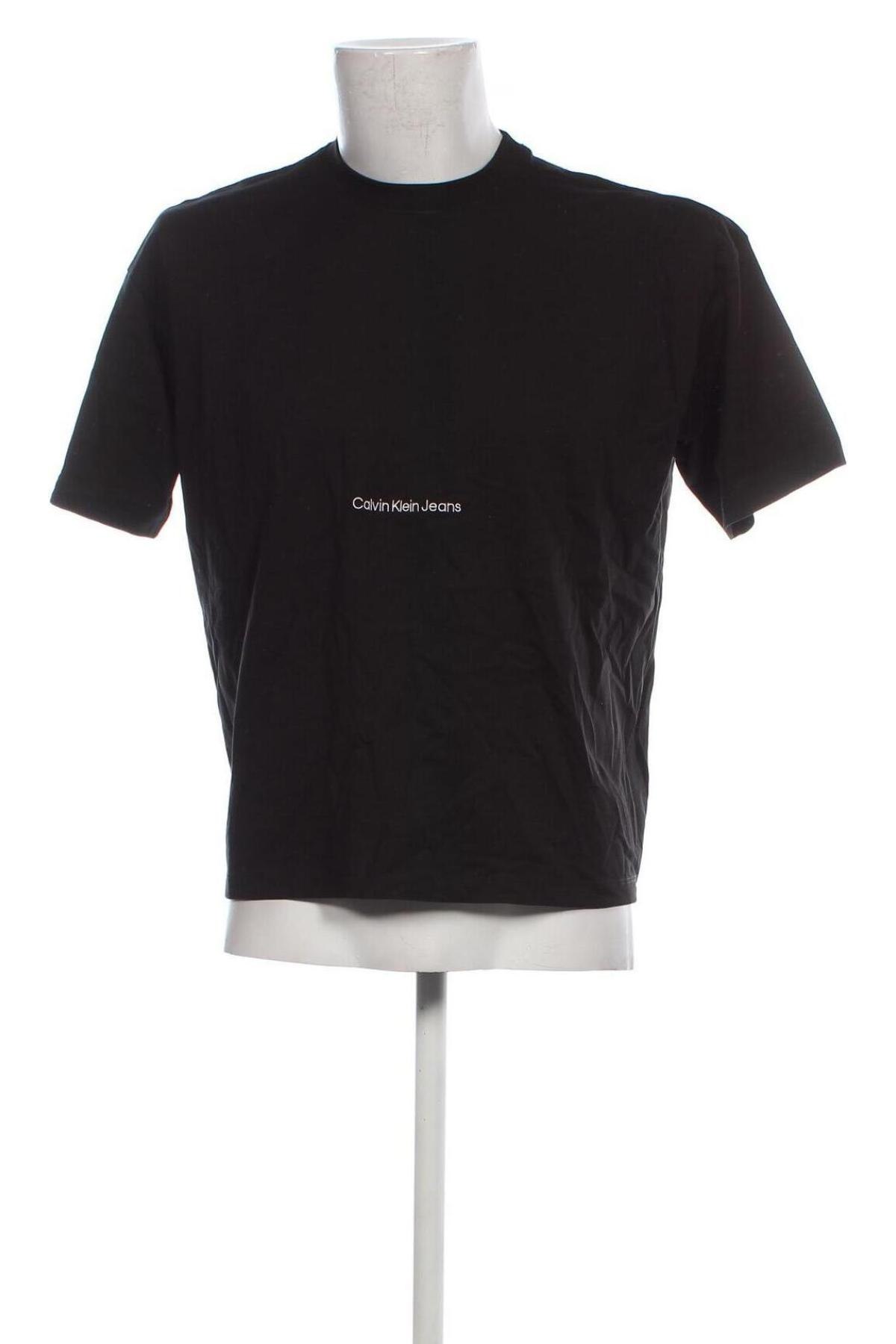 Ανδρικό t-shirt Calvin Klein Jeans, Μέγεθος S, Χρώμα Μαύρο, Τιμή 18,99 €