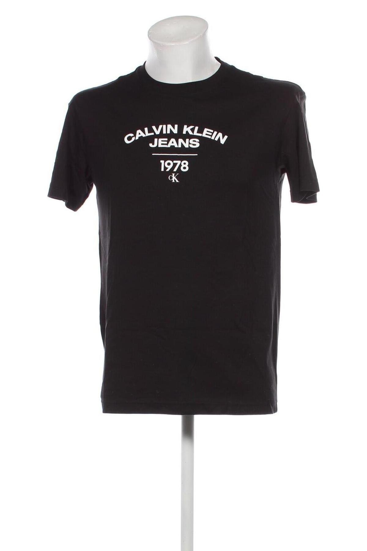 Herren T-Shirt Calvin Klein Jeans, Größe XS, Farbe Schwarz, Preis 47,79 €