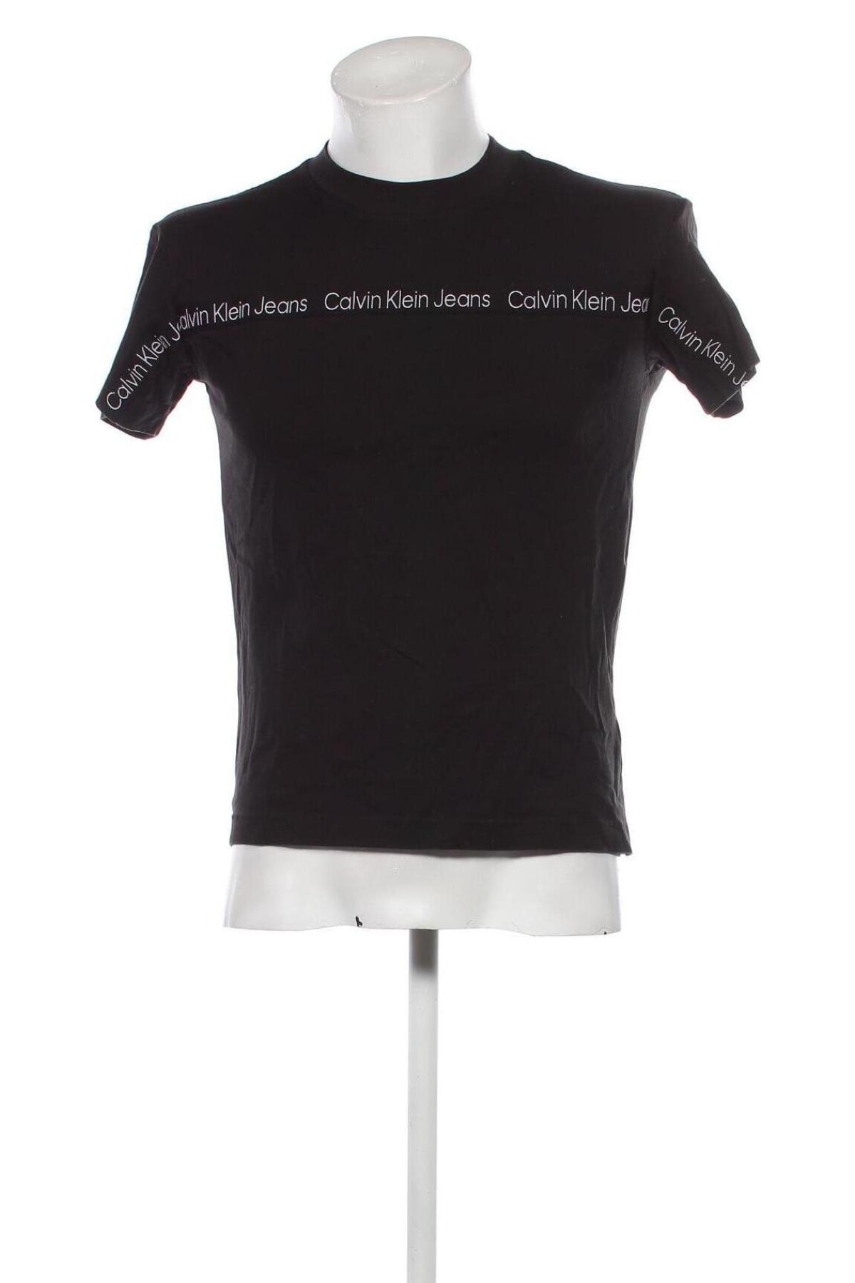 Męski T-shirt Calvin Klein Jeans, Rozmiar S, Kolor Czarny, Cena 217,99 zł