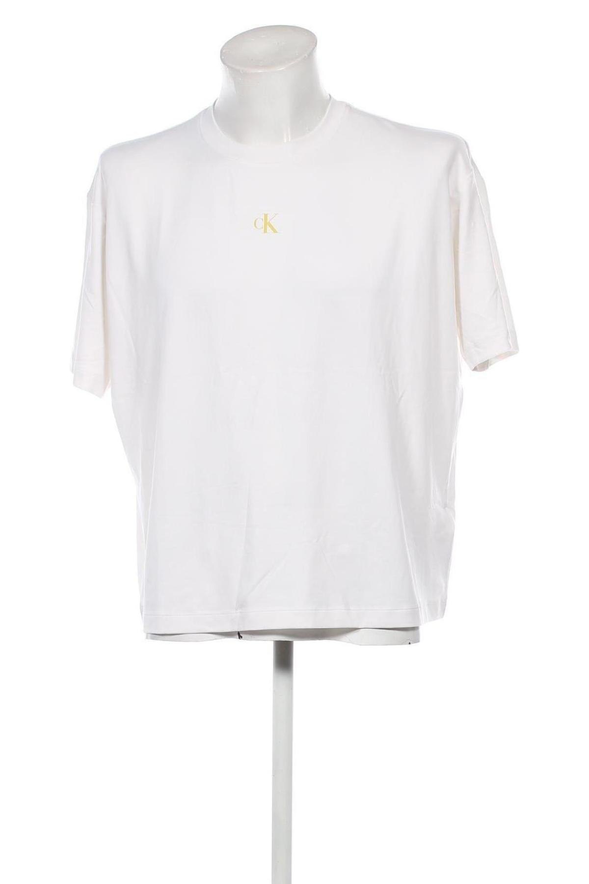 Ανδρικό t-shirt Calvin Klein Jeans, Μέγεθος L, Χρώμα Λευκό, Τιμή 19,49 €