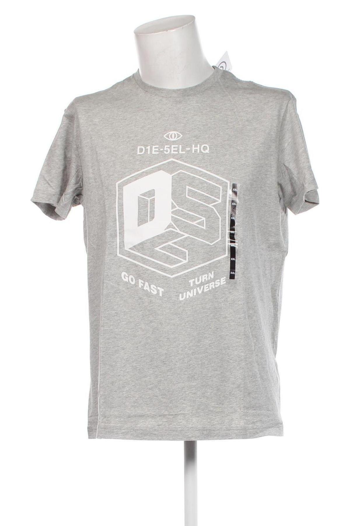 Herren T-Shirt Diesel, Größe XXL, Farbe Grau, Preis 86,99 €