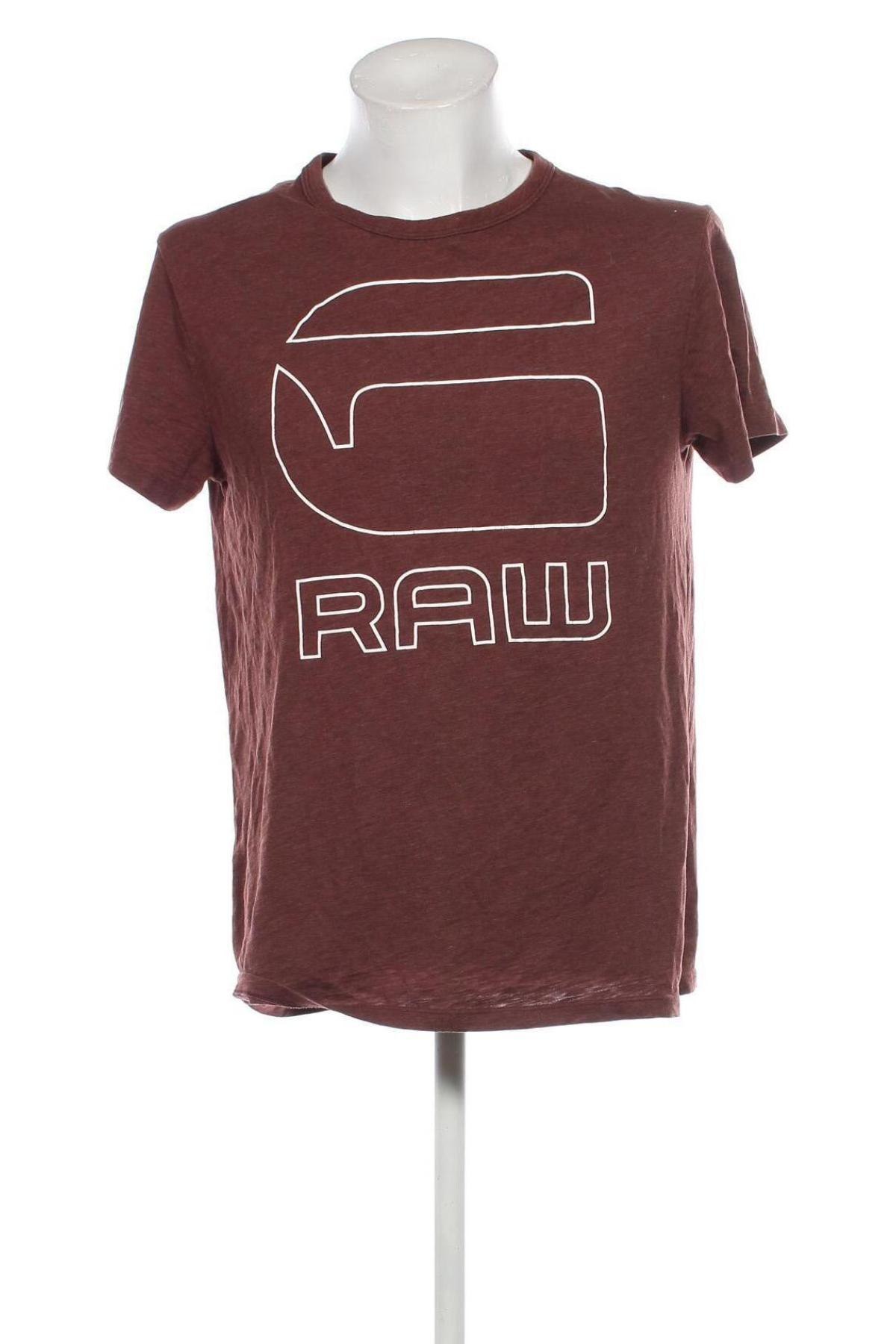 Męski T-shirt G-Star Raw, Rozmiar XXL, Kolor Brązowy, Cena 86,36 zł