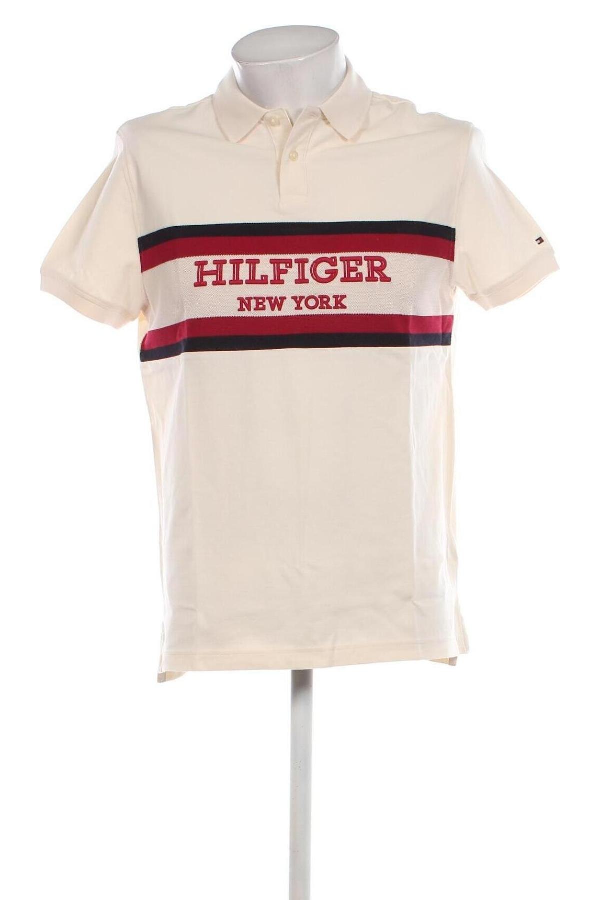 Ανδρικό t-shirt Tommy Hilfiger, Μέγεθος M, Χρώμα Εκρού, Τιμή 102,29 €