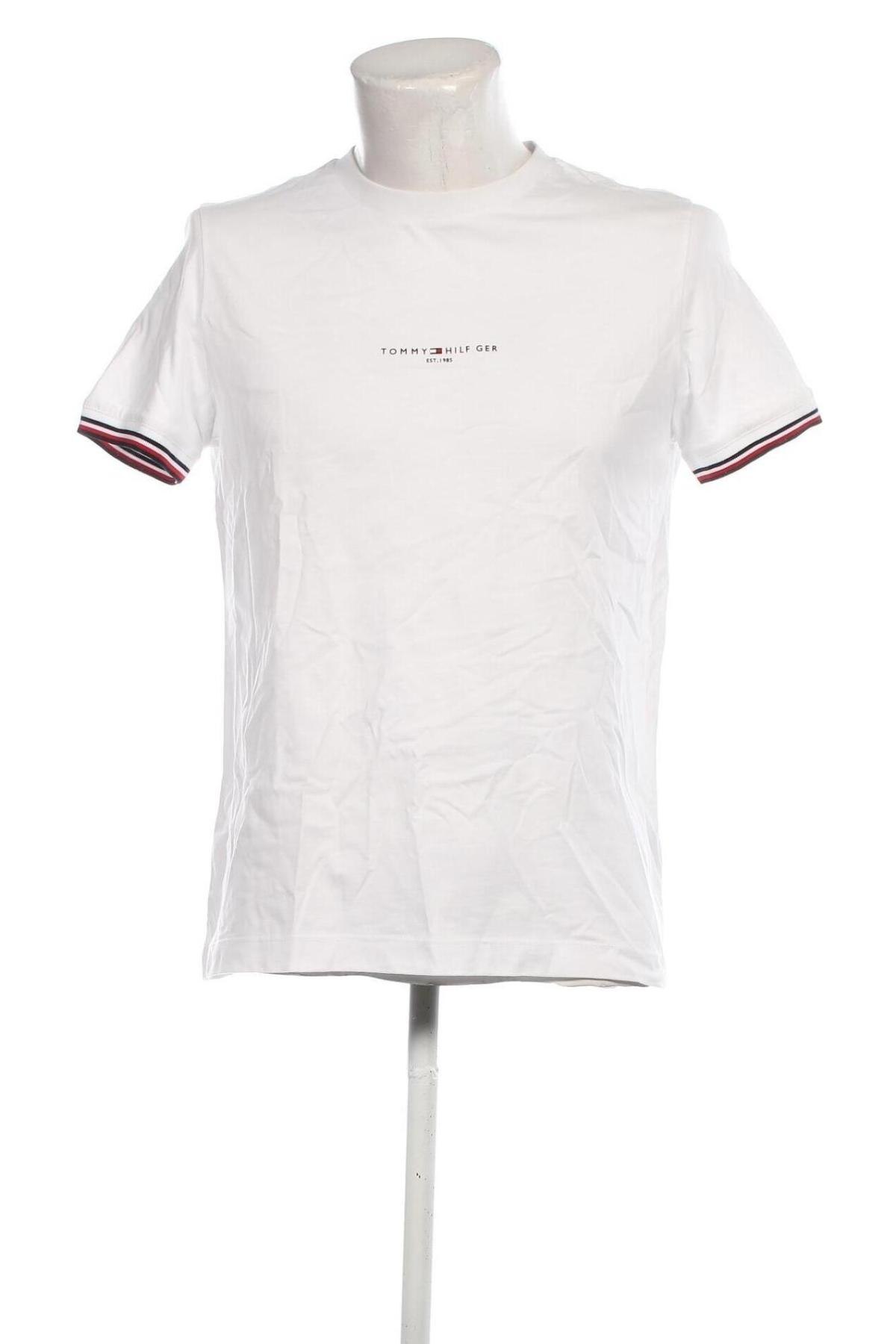 Herren T-Shirt Tommy Hilfiger, Größe L, Farbe Weiß, Preis 37,49 €