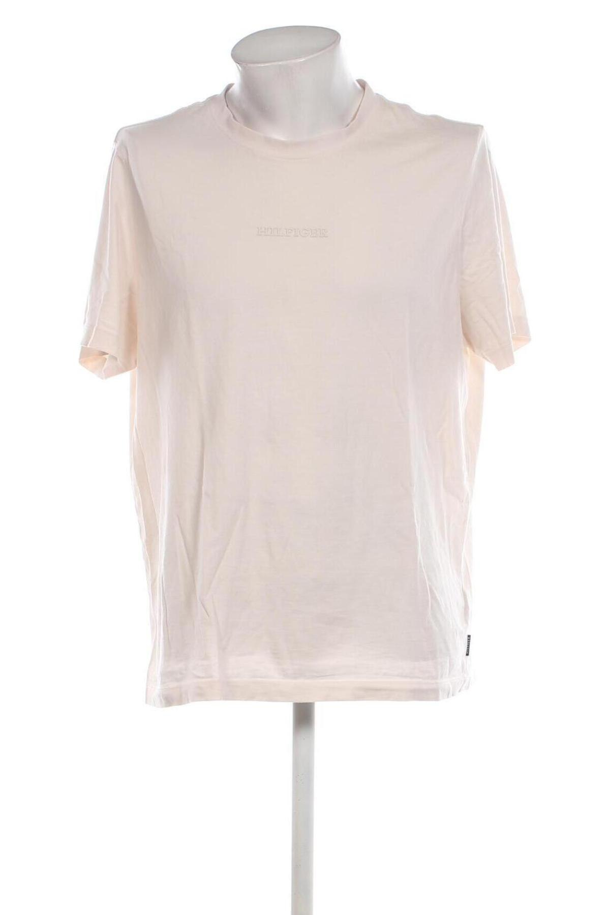 Herren T-Shirt Tommy Hilfiger, Größe XL, Farbe Ecru, Preis € 25,79