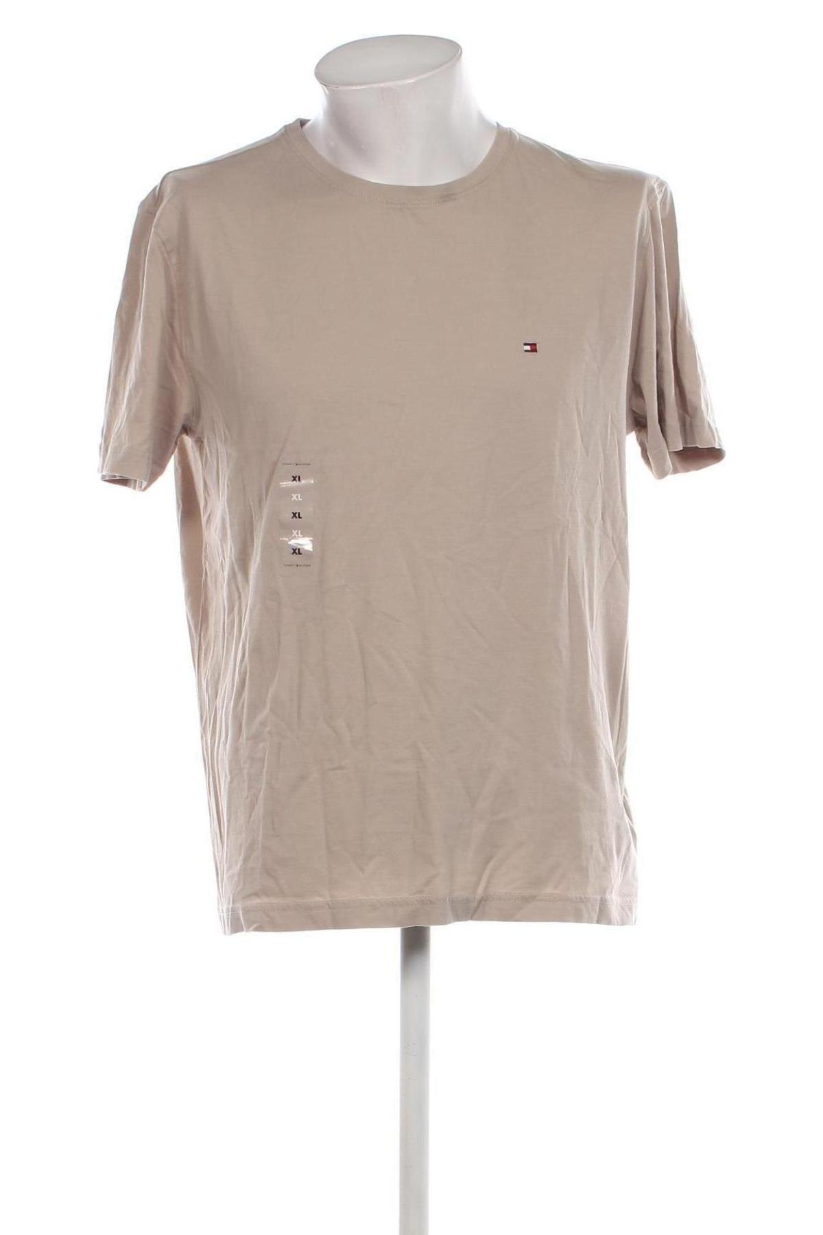 Ανδρικό t-shirt Tommy Hilfiger, Μέγεθος XL, Χρώμα  Μπέζ, Τιμή 50,99 €