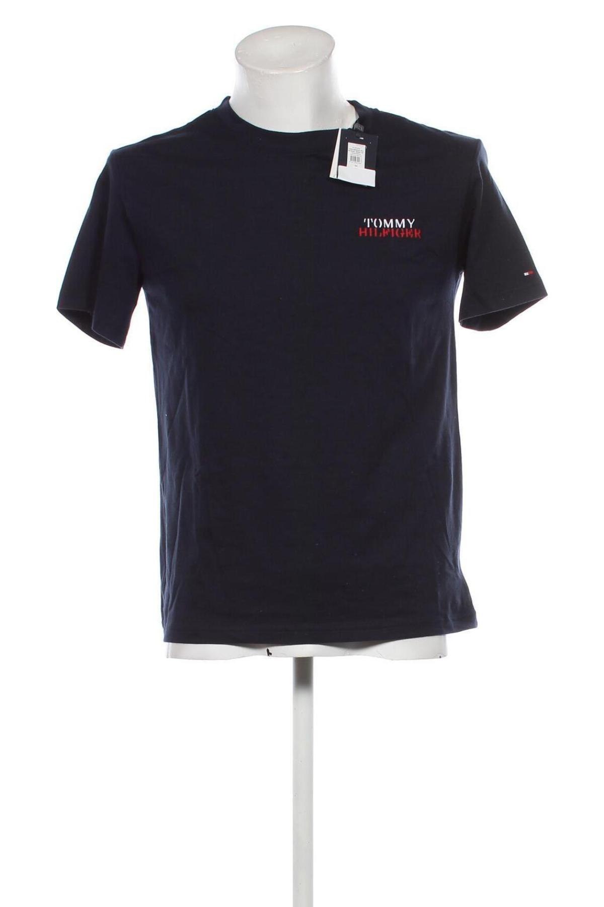 Pánske tričko  Tommy Hilfiger, Veľkosť S, Farba Modrá, Cena  22,95 €