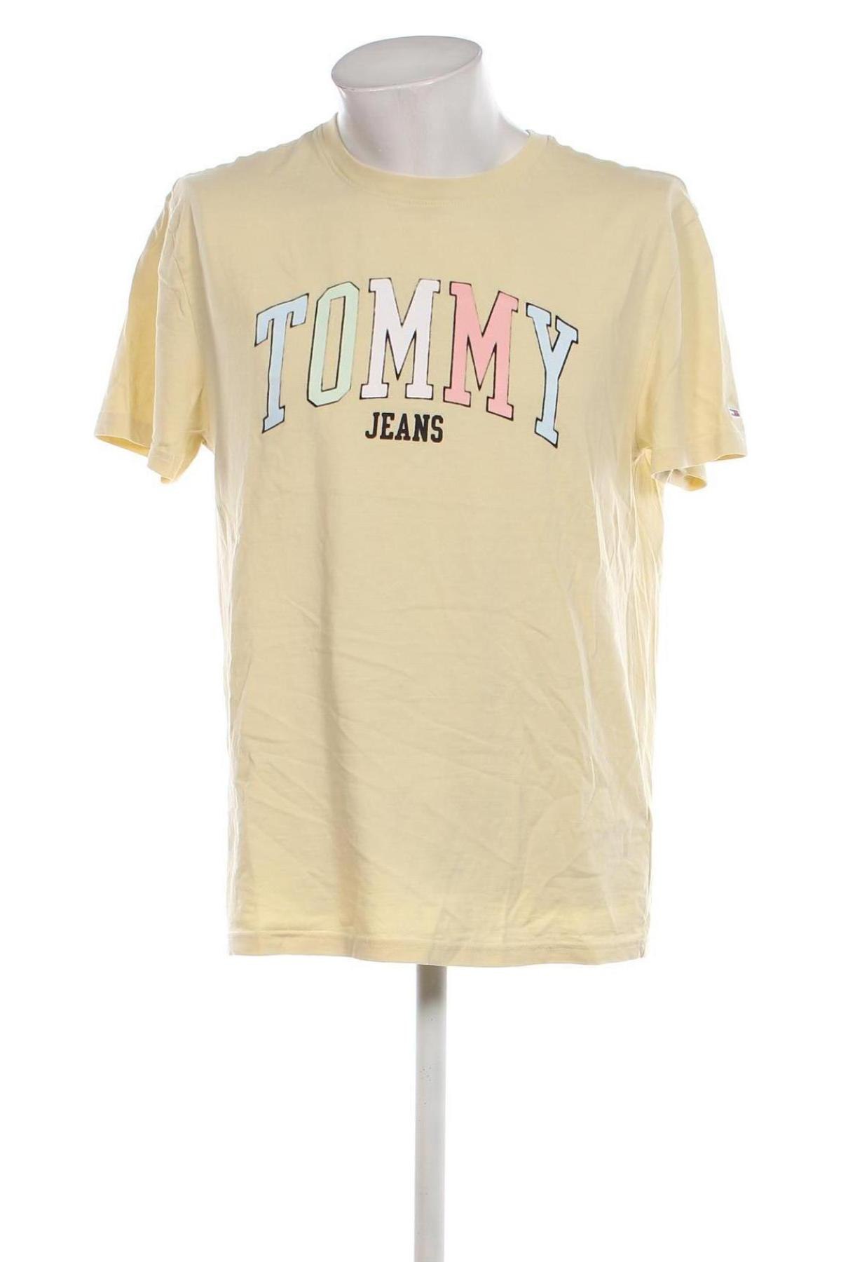 Pánske tričko  Tommy Jeans, Veľkosť L, Farba Žltá, Cena  14,95 €