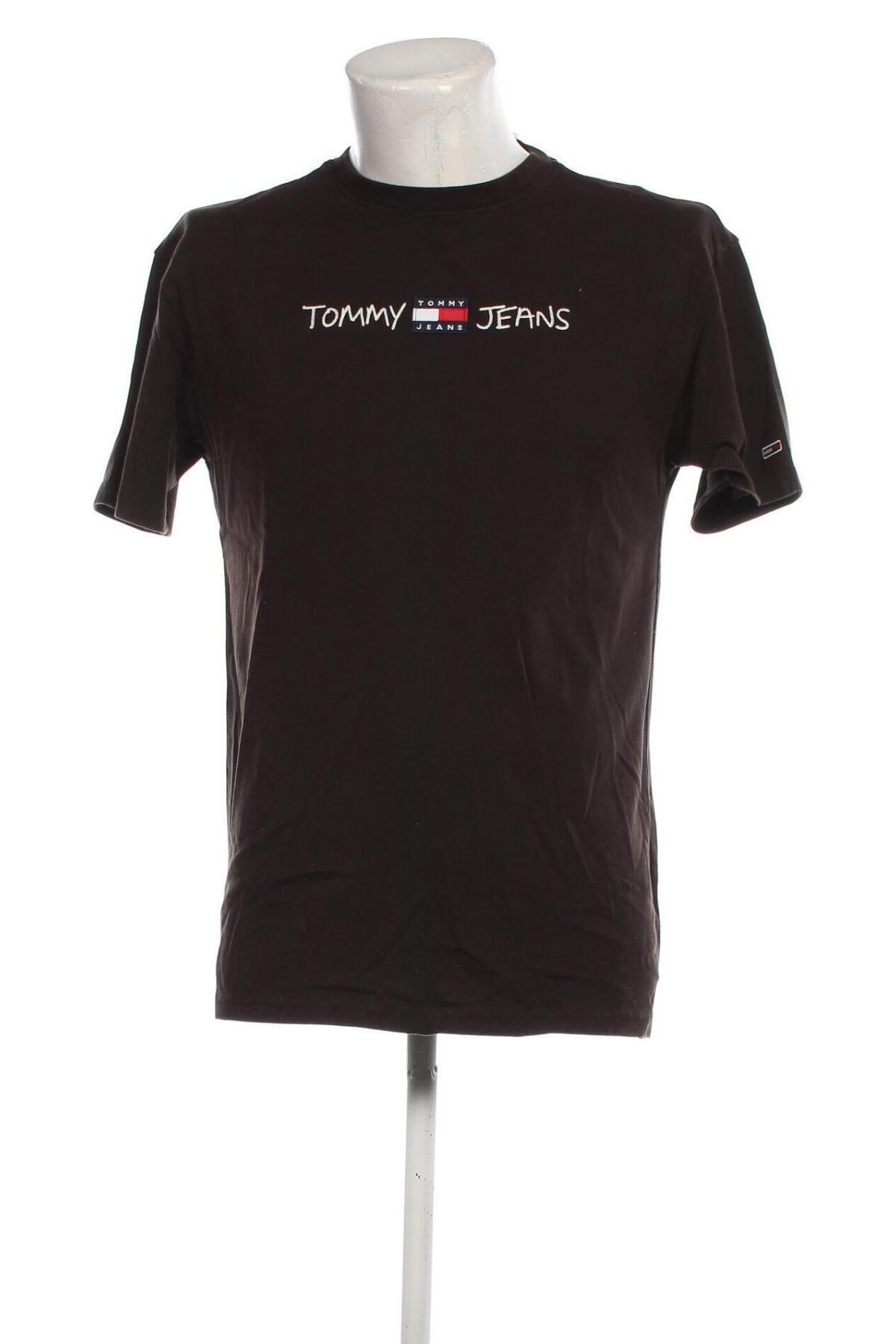 Herren T-Shirt Tommy Jeans, Größe S, Farbe Braun, Preis € 28,79