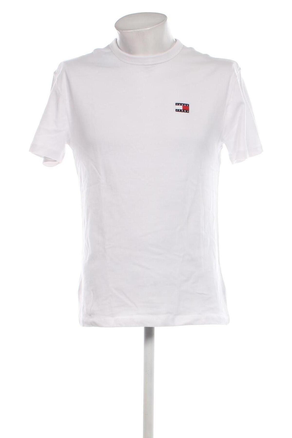 Męski T-shirt Tommy Jeans, Rozmiar XS, Kolor Biały, Cena 91,99 zł