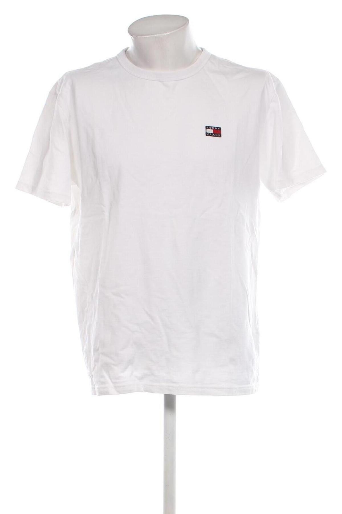 Ανδρικό t-shirt Tommy Jeans, Μέγεθος L, Χρώμα Λευκό, Τιμή 35,99 €