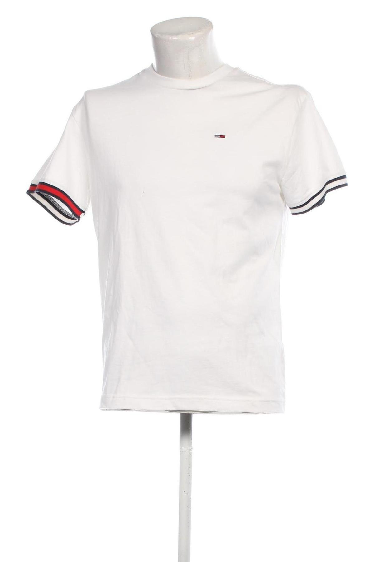 Męski T-shirt Tommy Jeans, Rozmiar XS, Kolor Biały, Cena 126,99 zł