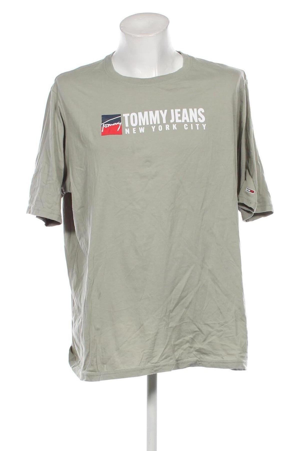 Tricou de bărbați Tommy Jeans, Mărime XXL, Culoare Verde, Preț 269,99 Lei