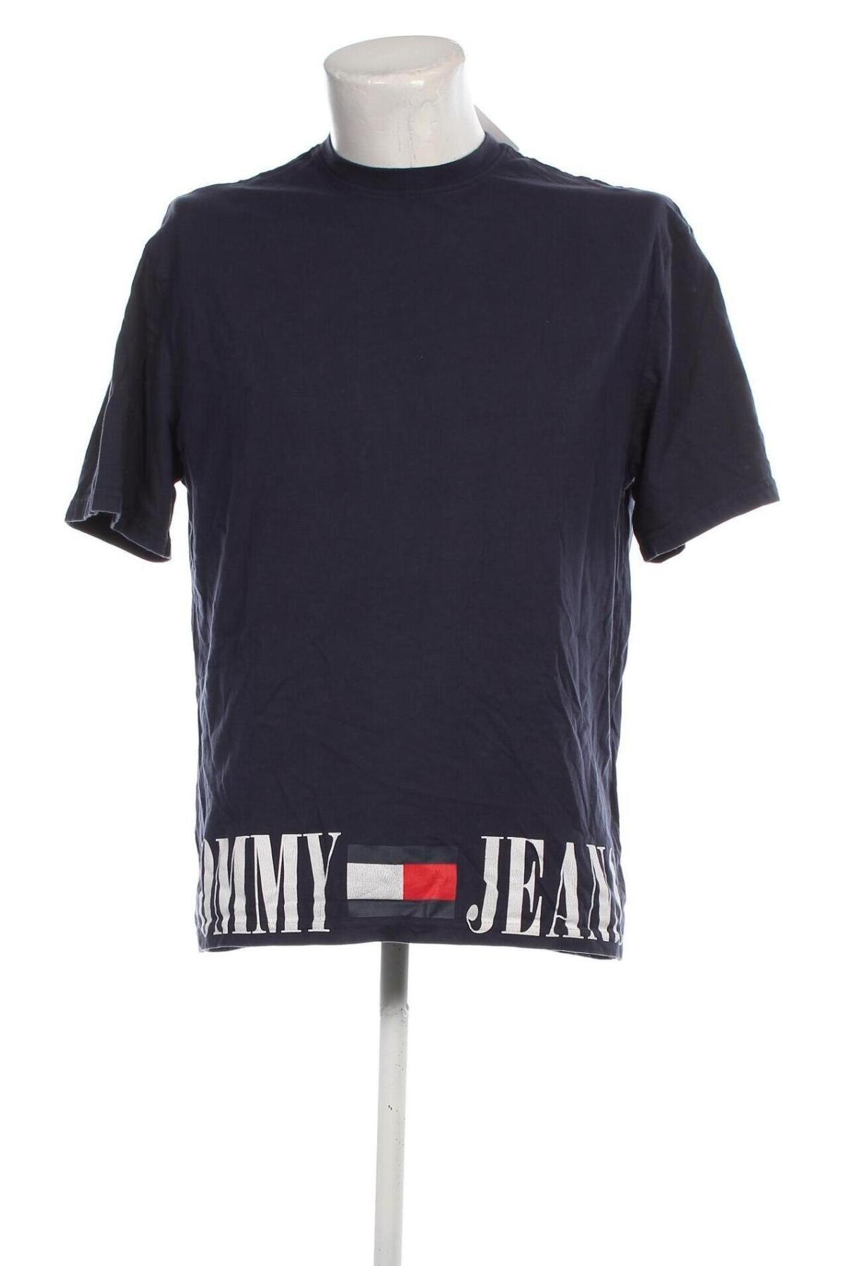 Мъжка тениска Tommy Jeans, Размер S, Цвят Син, Цена 68,29 лв.