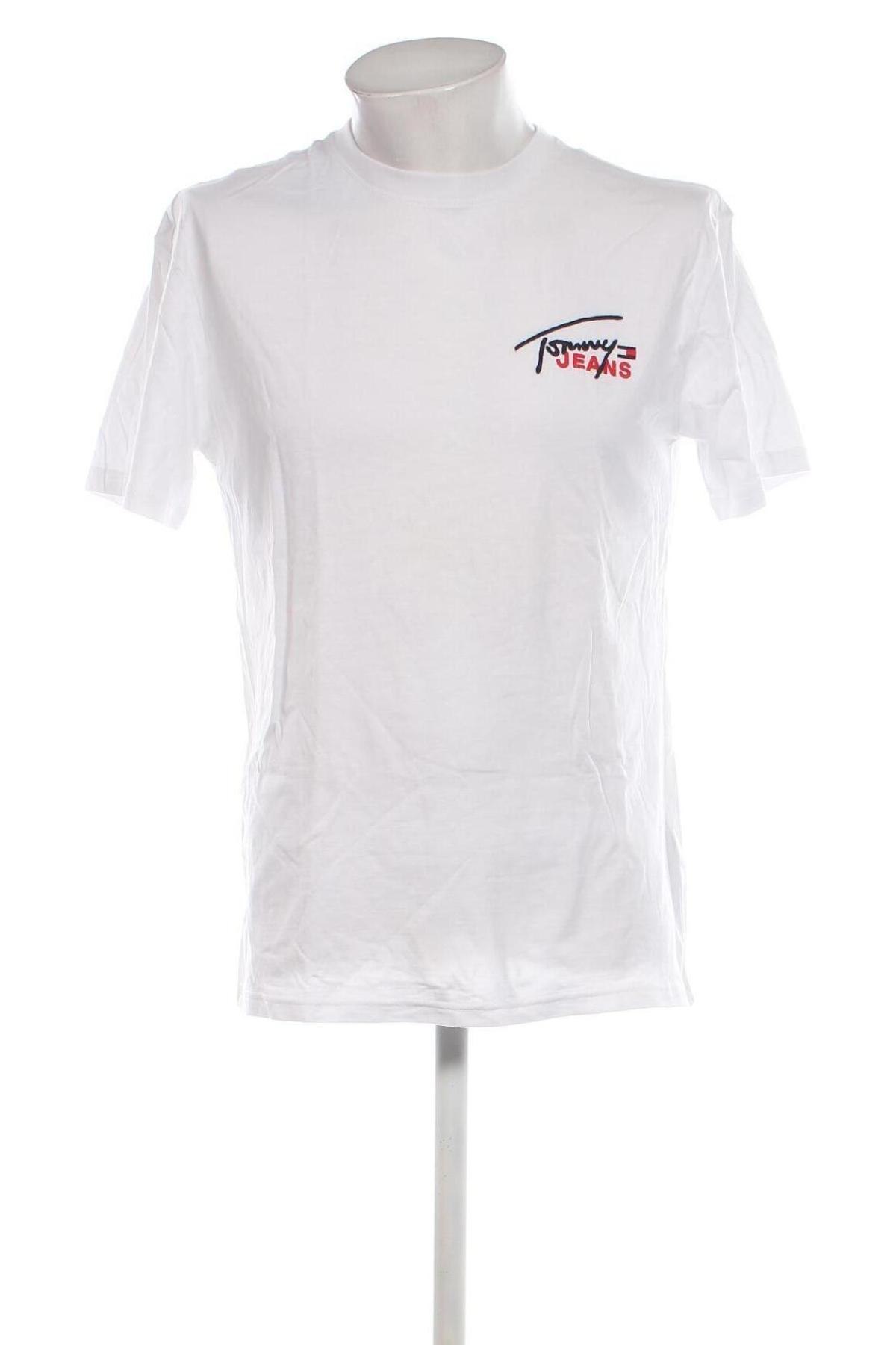 Herren T-Shirt Tommy Jeans, Größe S, Farbe Weiß, Preis € 24,99