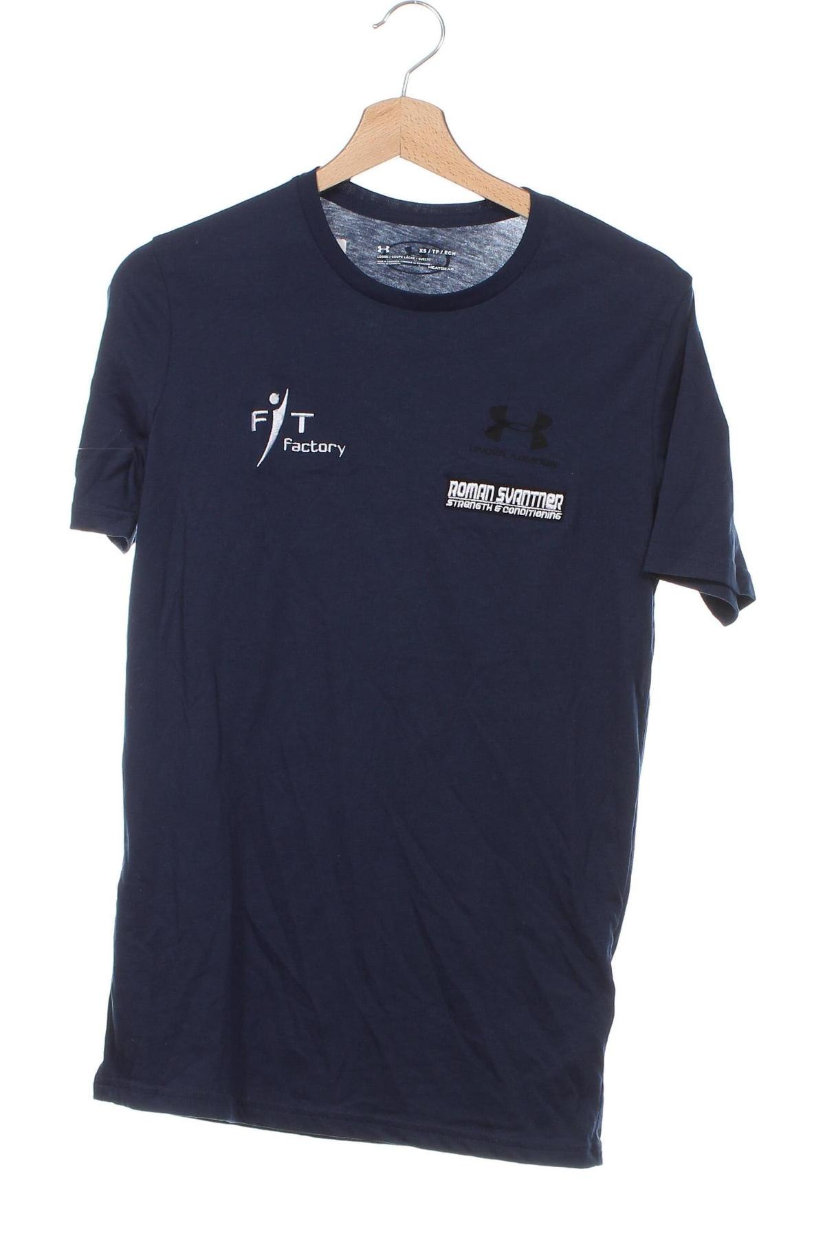 Herren T-Shirt Under Armour, Größe XS, Farbe Blau, Preis € 13,00