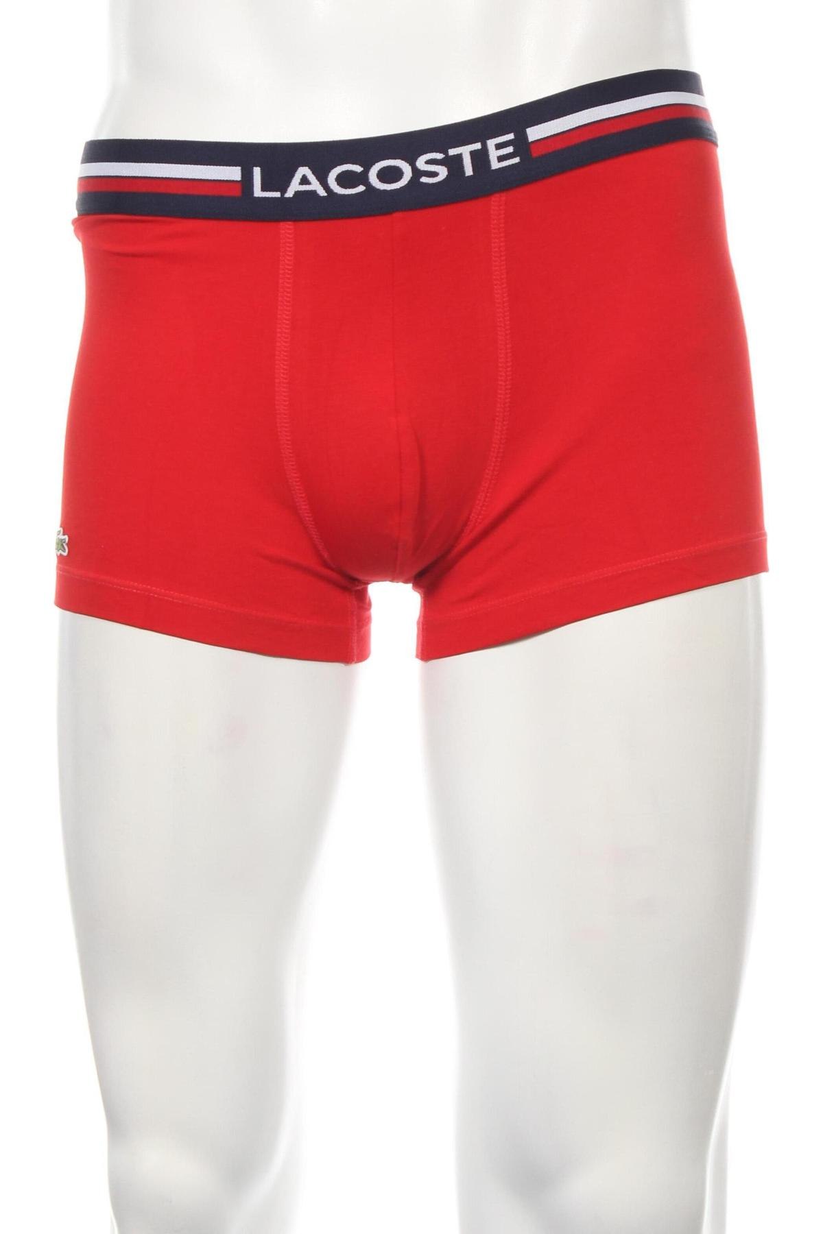 Boxershorts Lacoste, Größe M, Farbe Rot, Preis € 20,29