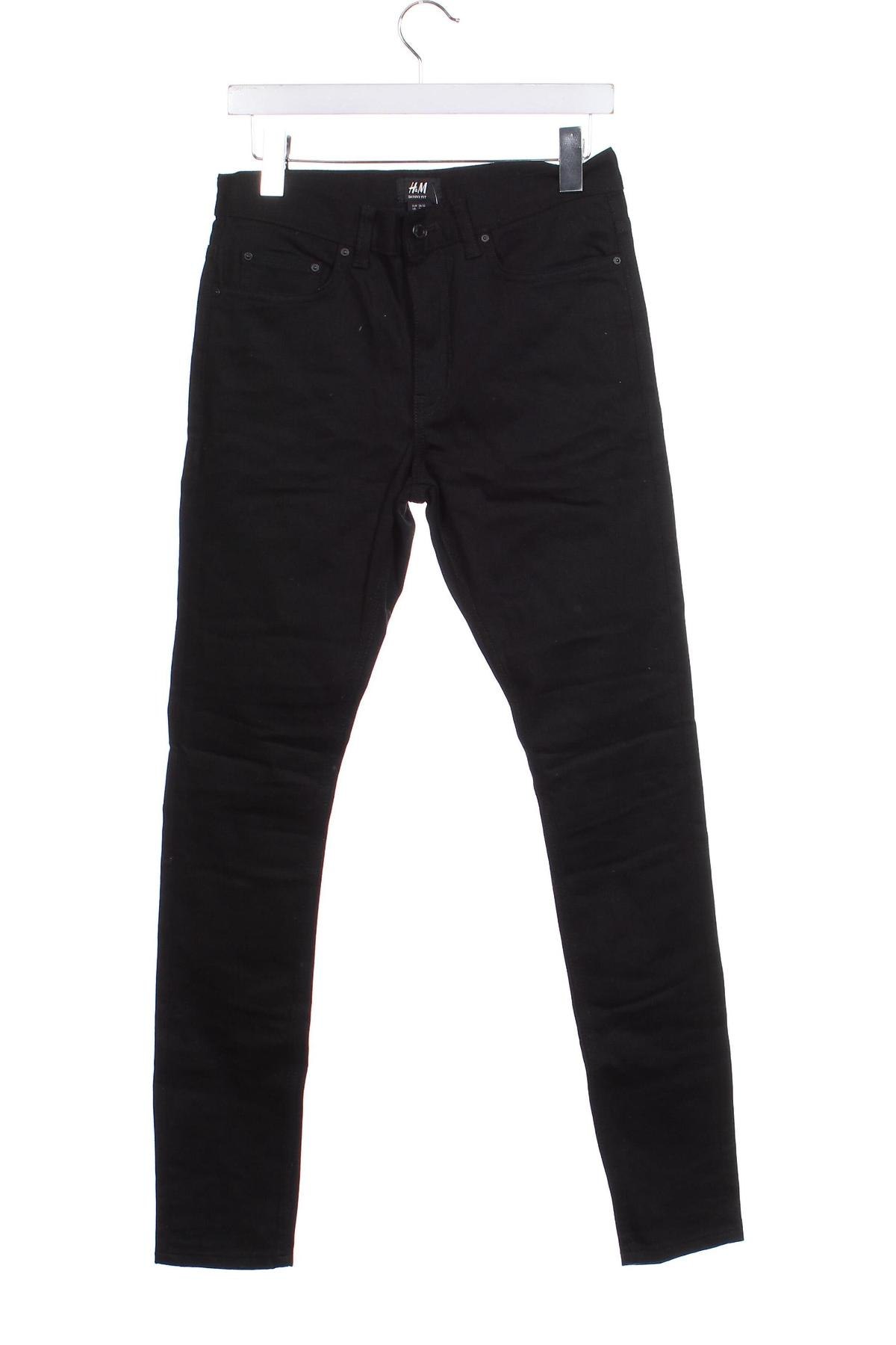 Blugi de bărbați H&M, Mărime S, Culoare Negru, Preț 28,99 Lei