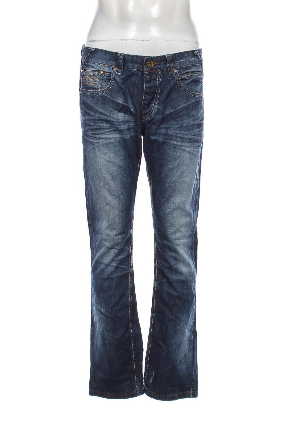 Ανδρικό τζίν Southern Denim, Μέγεθος L, Χρώμα Μπλέ, Τιμή 7,79 €