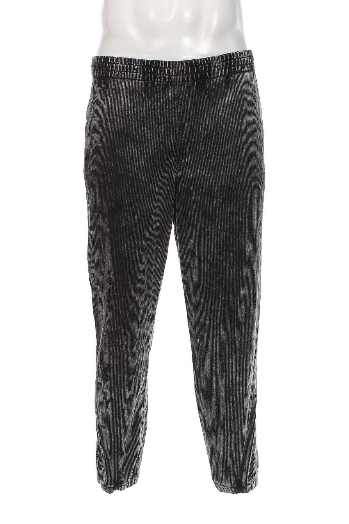 Pantaloni raiați de bărbați Weekday, Mărime S, Culoare Negru, Preț 35,99 Lei