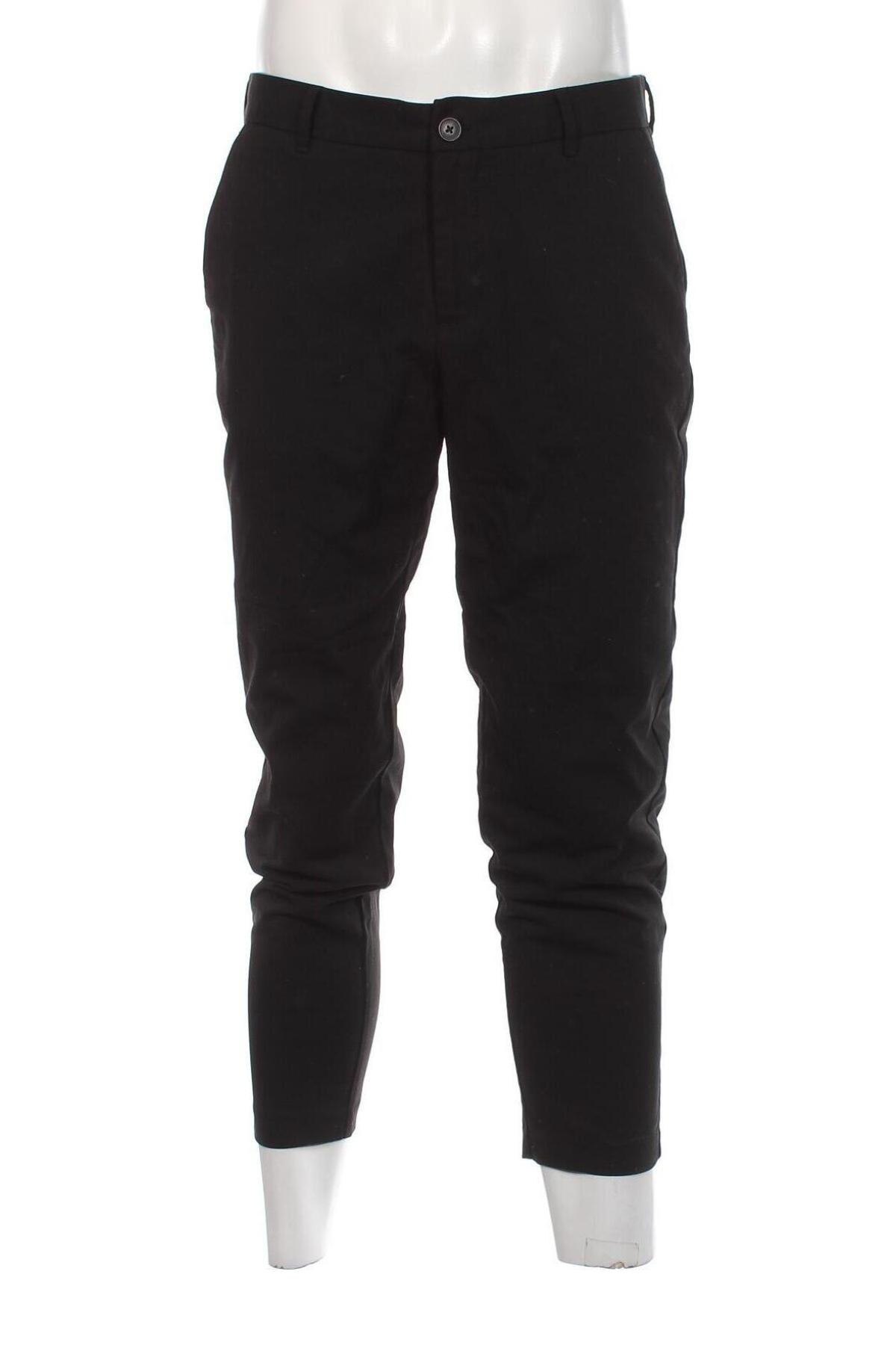 Herrenhose Bershka, Größe L, Farbe Schwarz, Preis 6,53 €