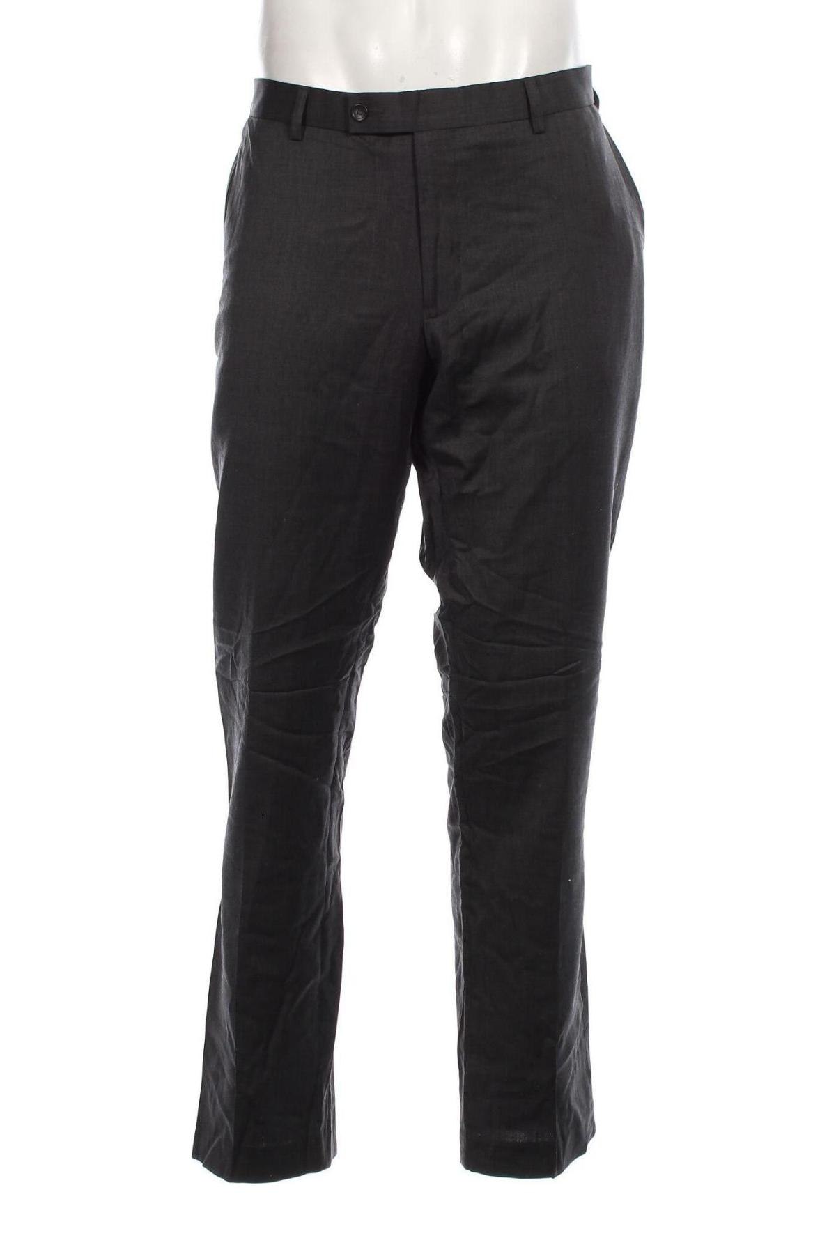 Мъжки панталон Dressmann, Размер L, Цвят Сив, Цена 9,02 лв.
