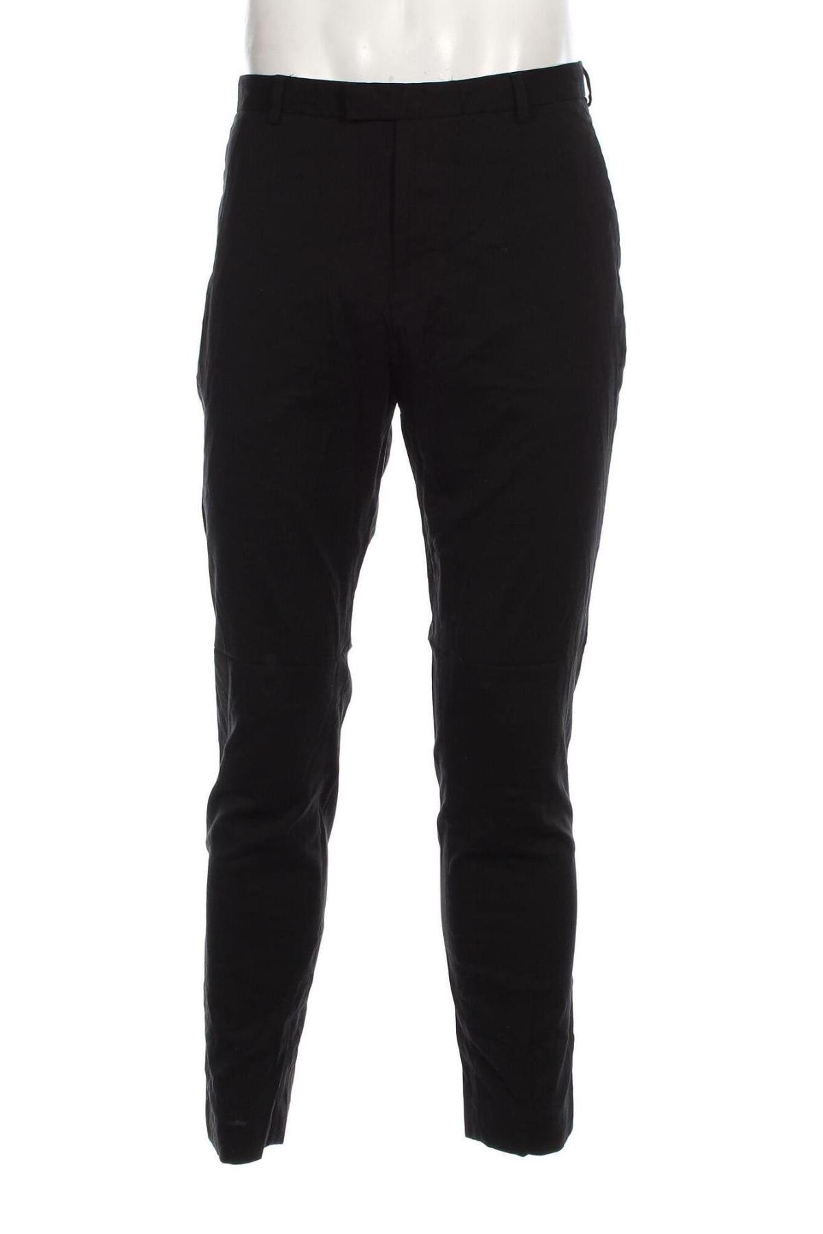 Мъжки панталон H&M, Размер L, Цвят Черен, Цена 8,99 лв.