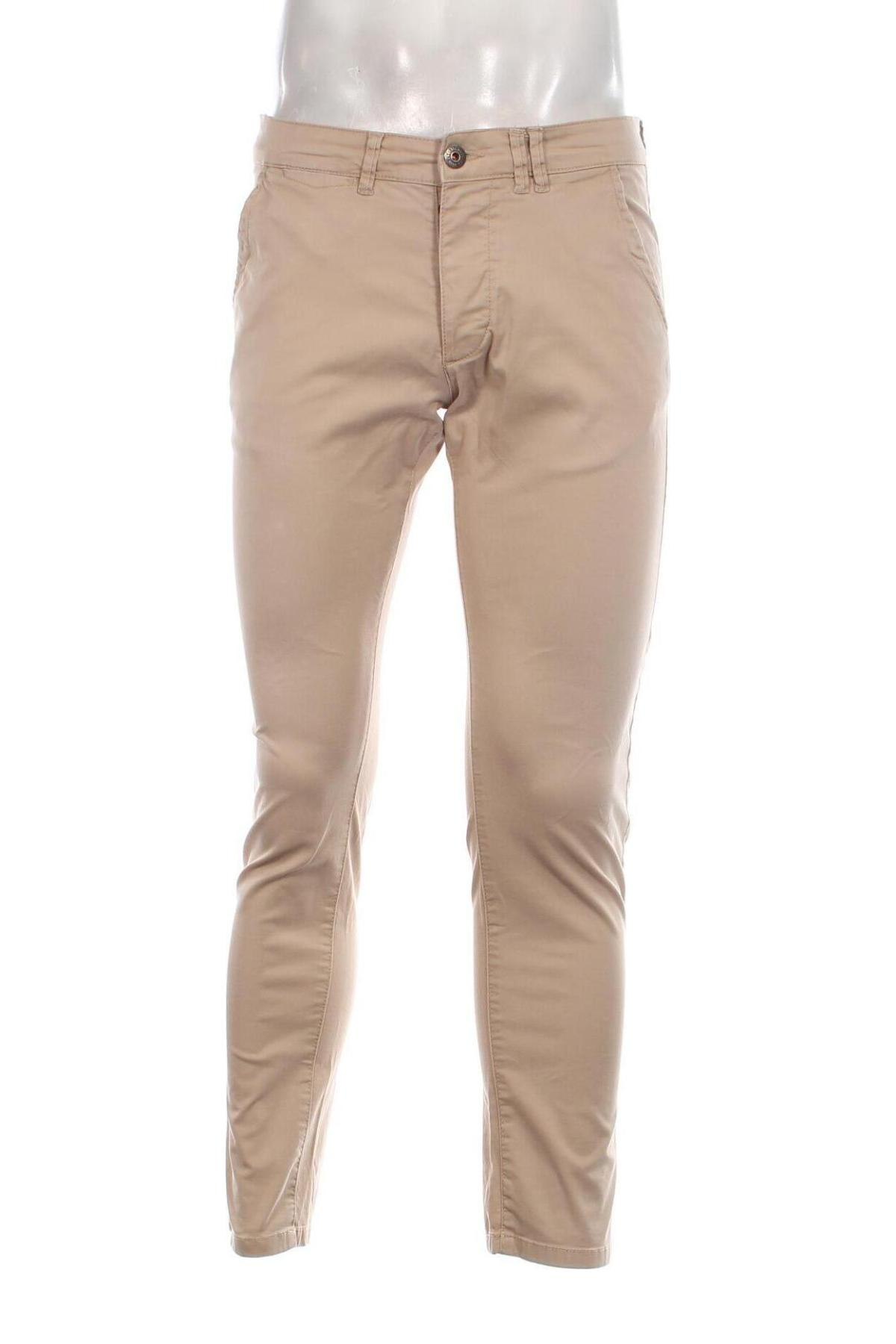 Herrenhose Jack & Jones, Größe M, Farbe Beige, Preis 12,99 €