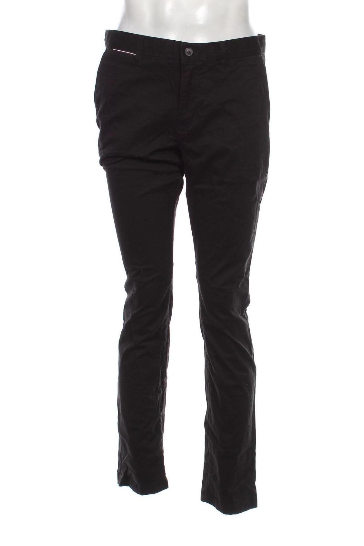 Pantaloni de bărbați Tommy Hilfiger, Mărime L, Culoare Negru, Preț 248,99 Lei