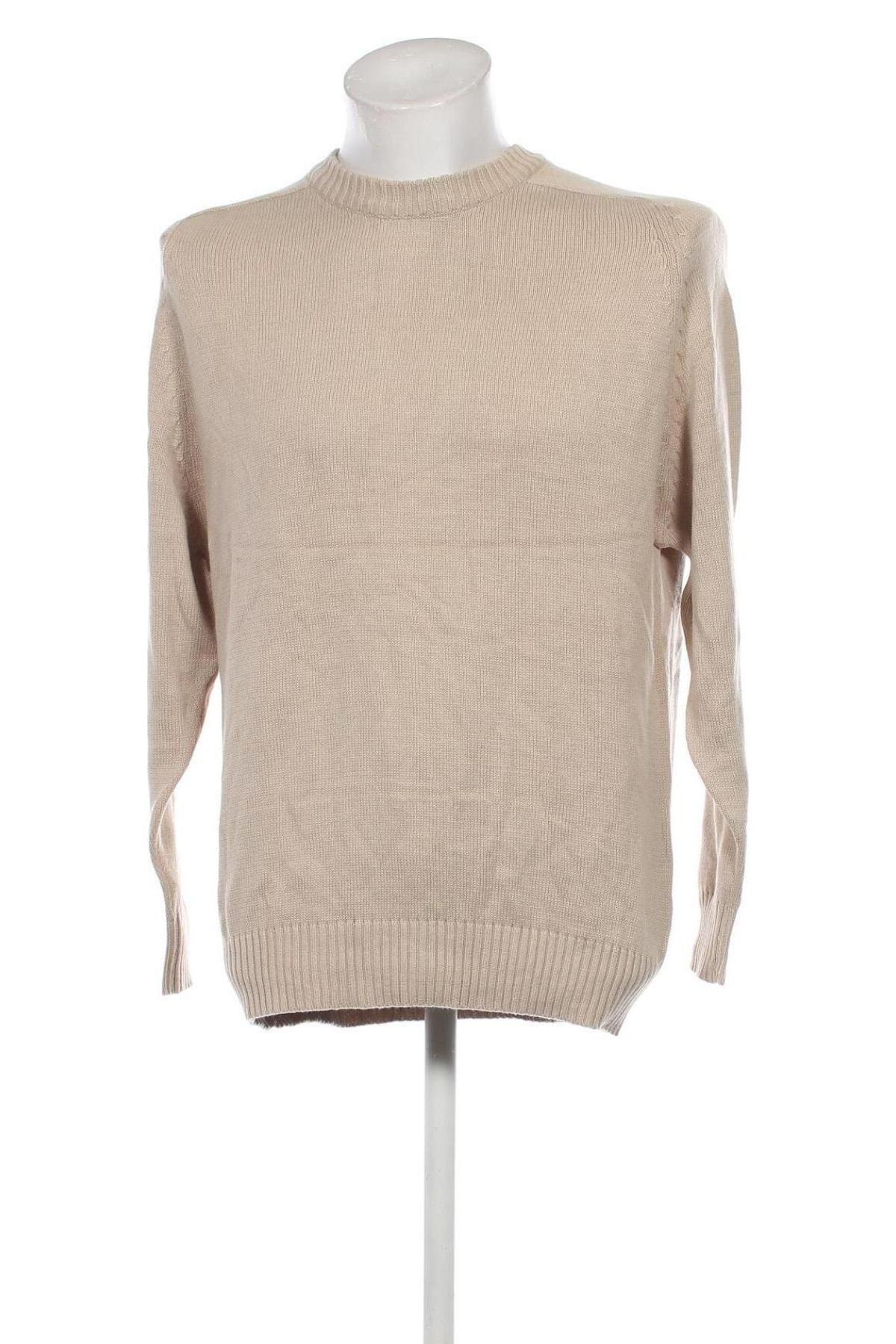 Herrenpullover, Größe M, Farbe Beige, Preis € 7,49