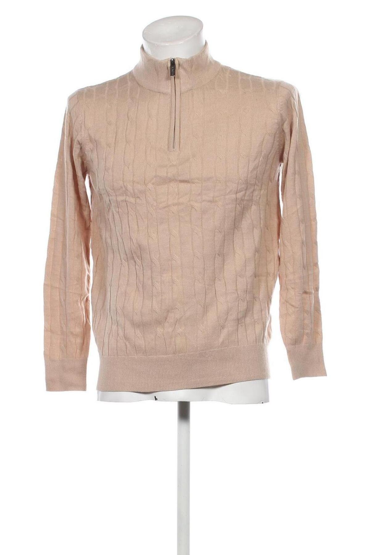 Herrenpullover, Größe L, Farbe Beige, Preis € 7,49